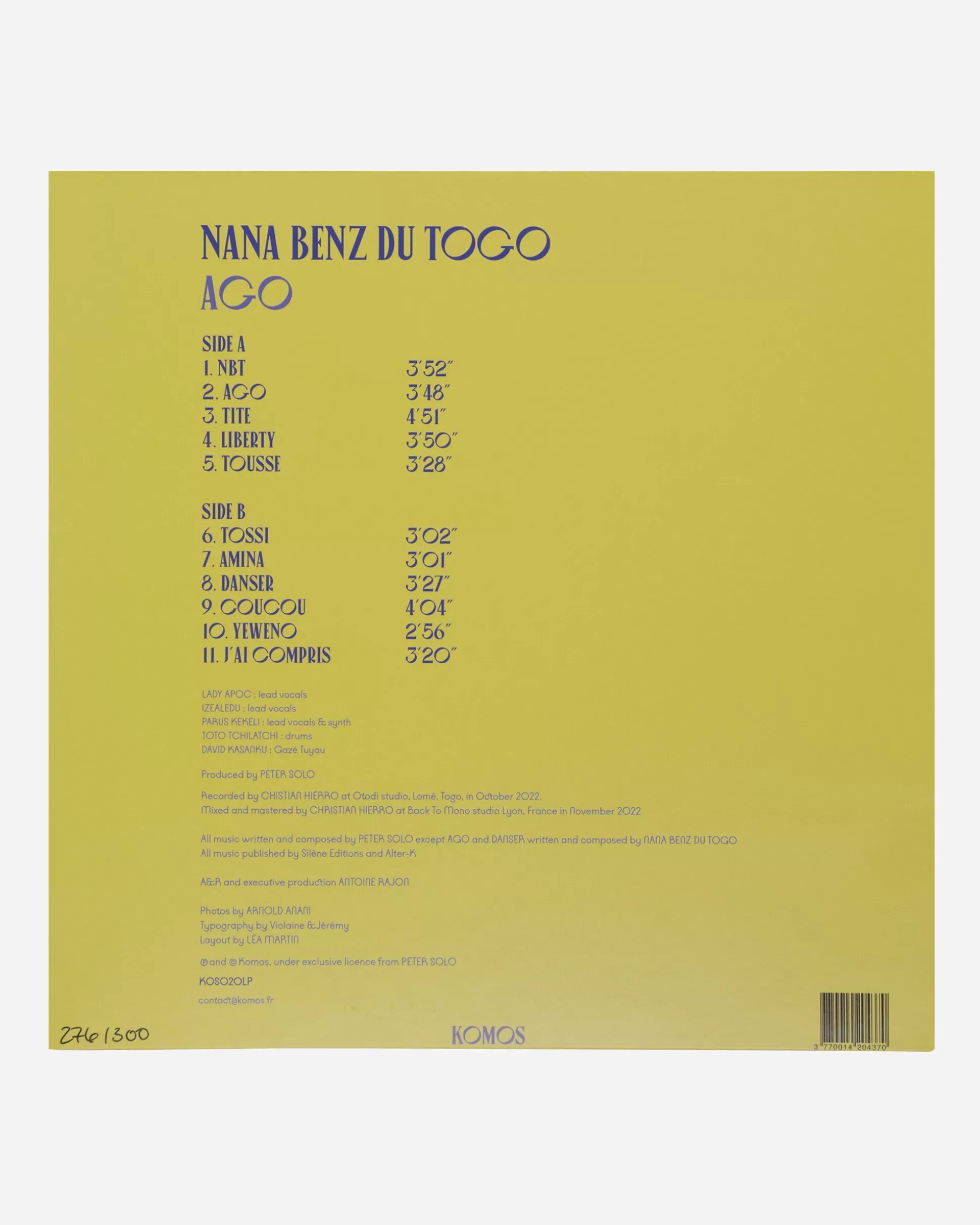 Public Possession Ago Vinyl Store