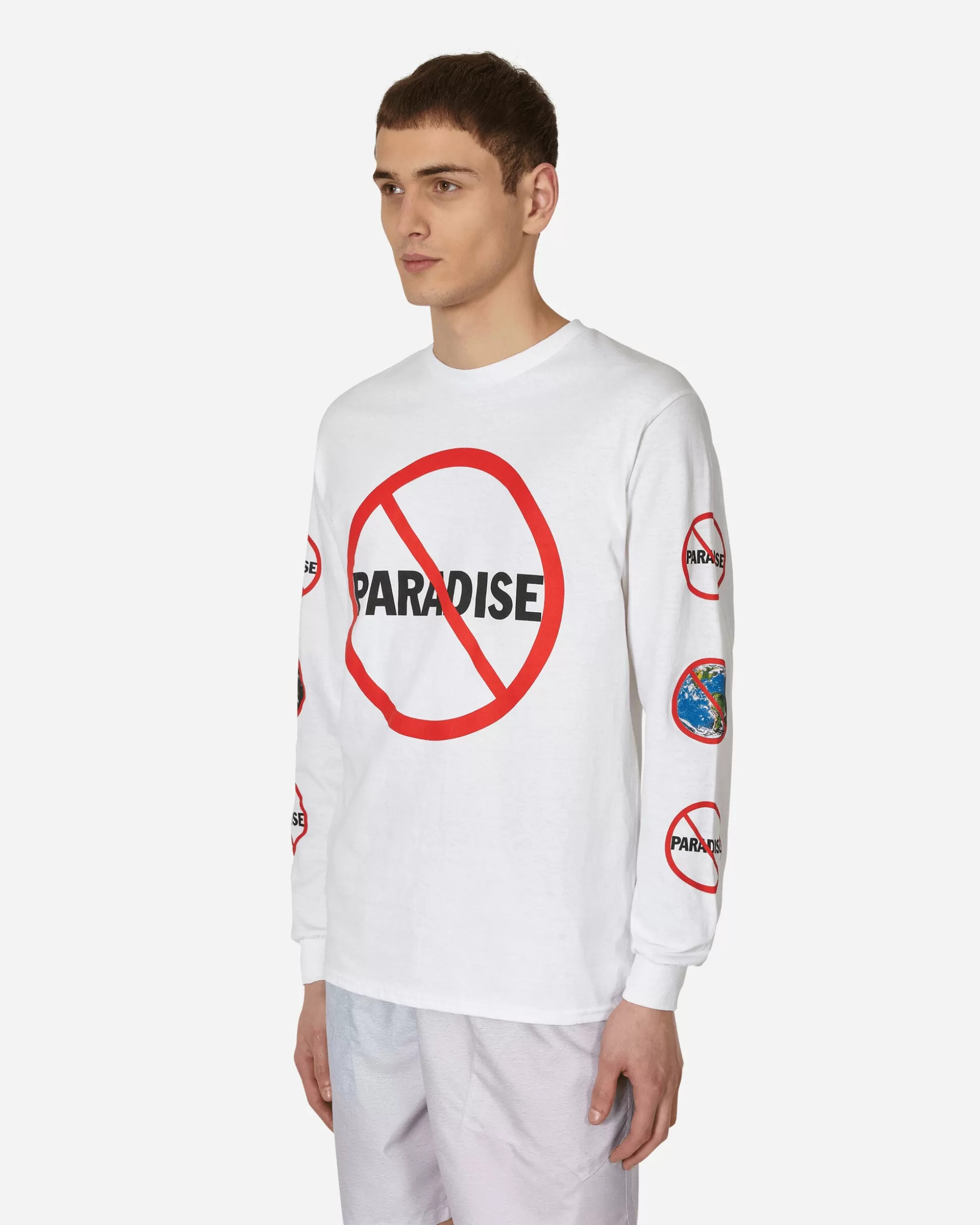 Paradis3 Cali DeWitt Longsleeve T-Shirt White Discount