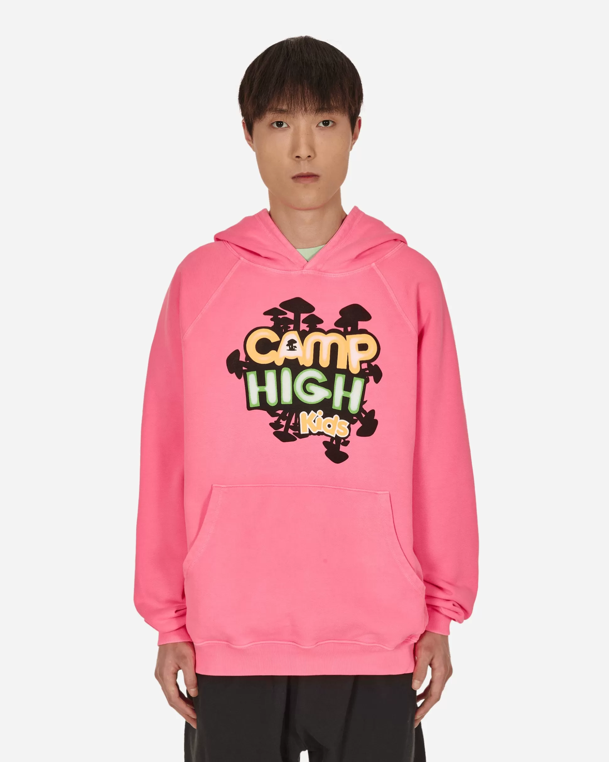 Camp High Kids Hooded Sweatshirt Pink Hot