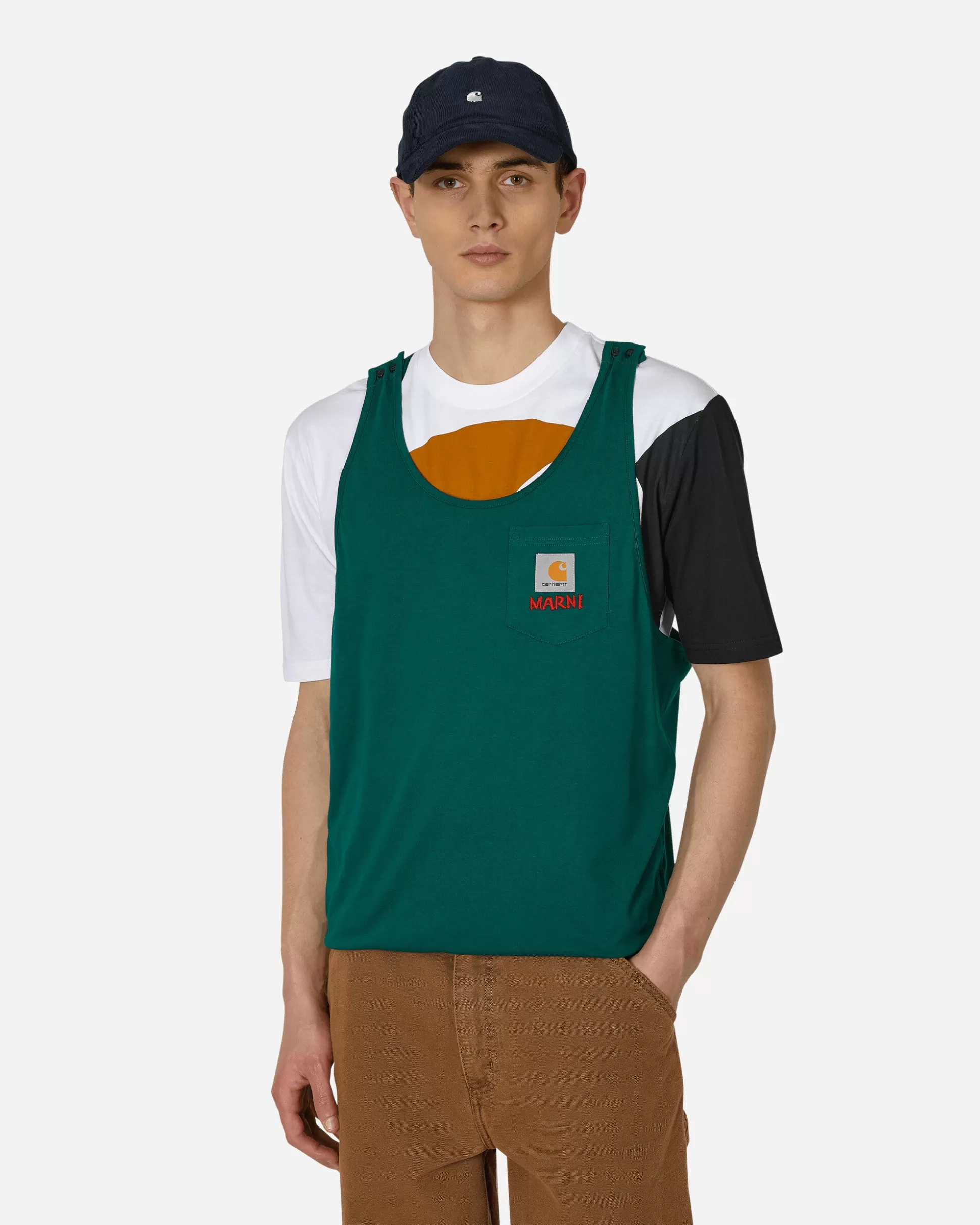 Marni Carhartt WIP Pocket T-Shirt Green Best Sale