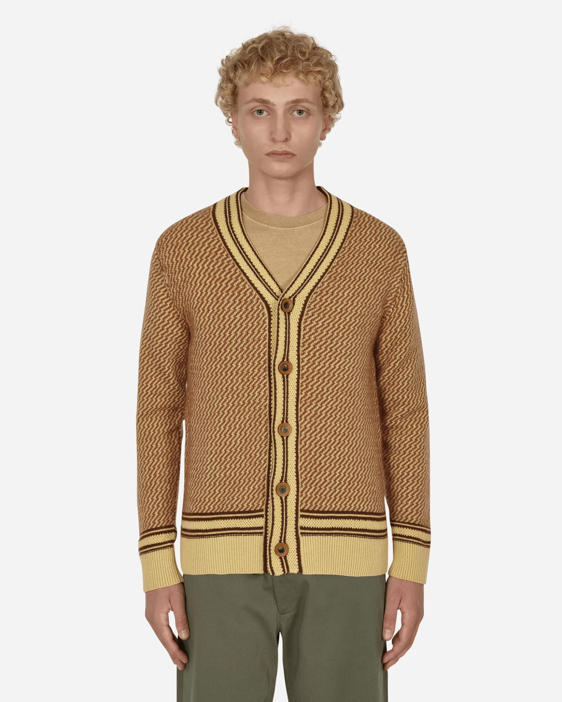 Wales Bonner Clarinet Cardigan Beige Flash Sale