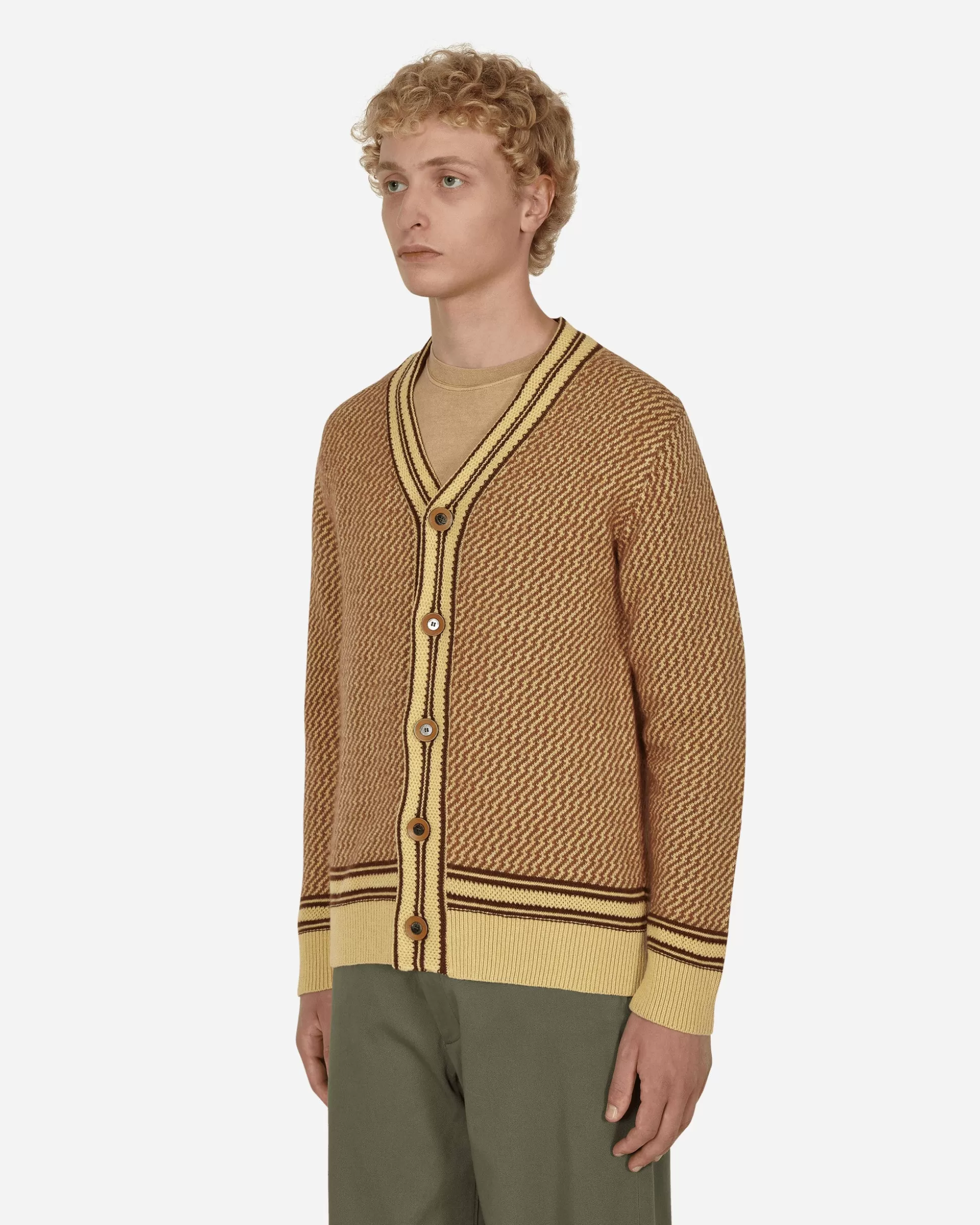 Wales Bonner Clarinet Cardigan Beige Flash Sale