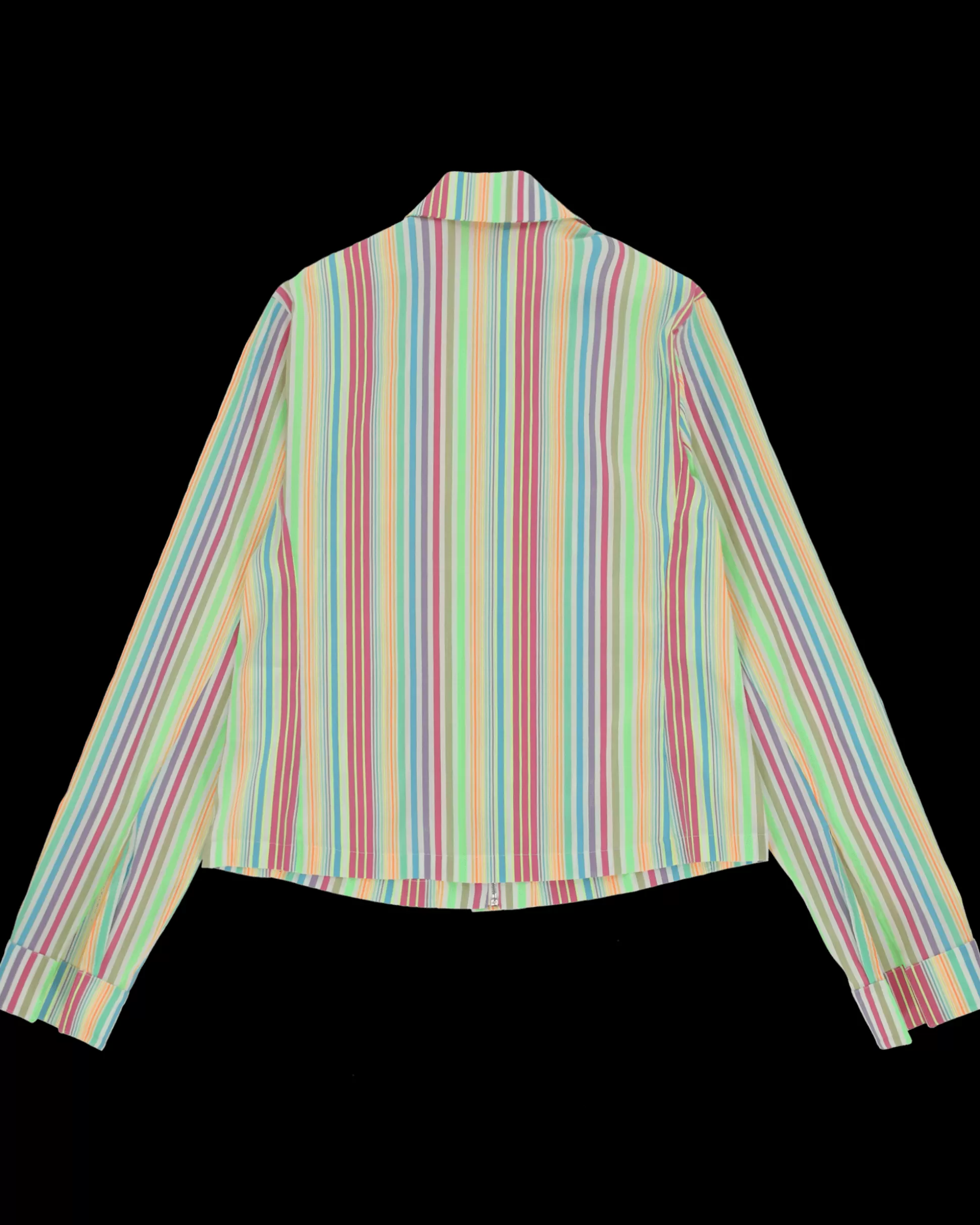 Paria Farzaneh Clown Stripe Shirt Multicolor New