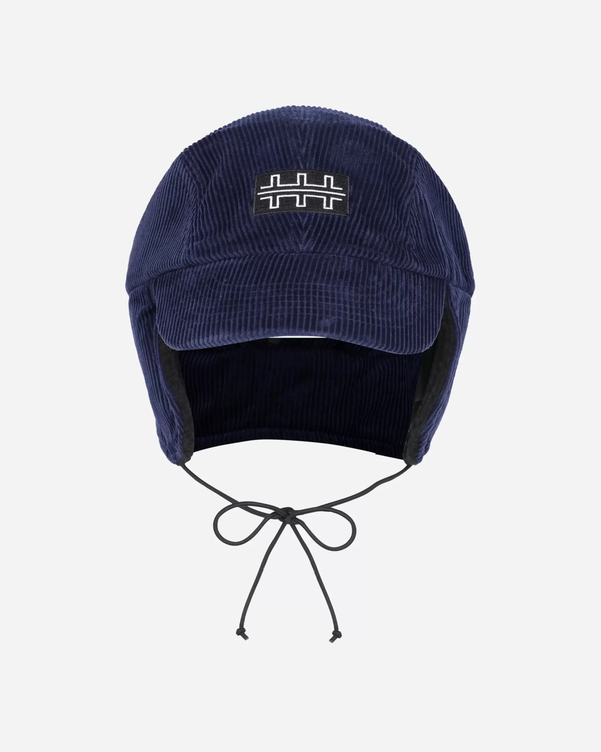 The Trilogy Tapes Corduroy Earflap Cap Navy Cheap
