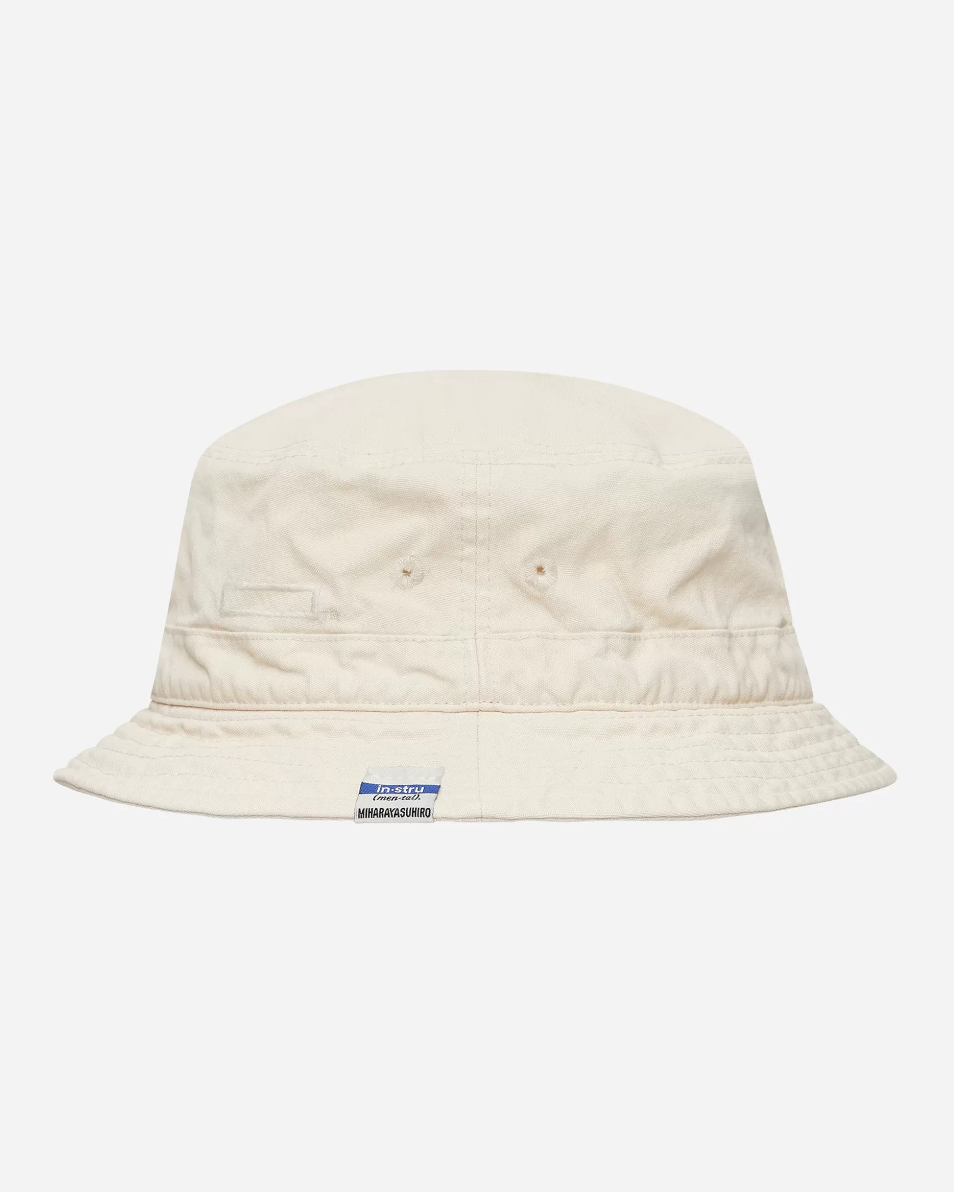 in・stru(men-tal) Cotton Bucket Hat White Flash Sale