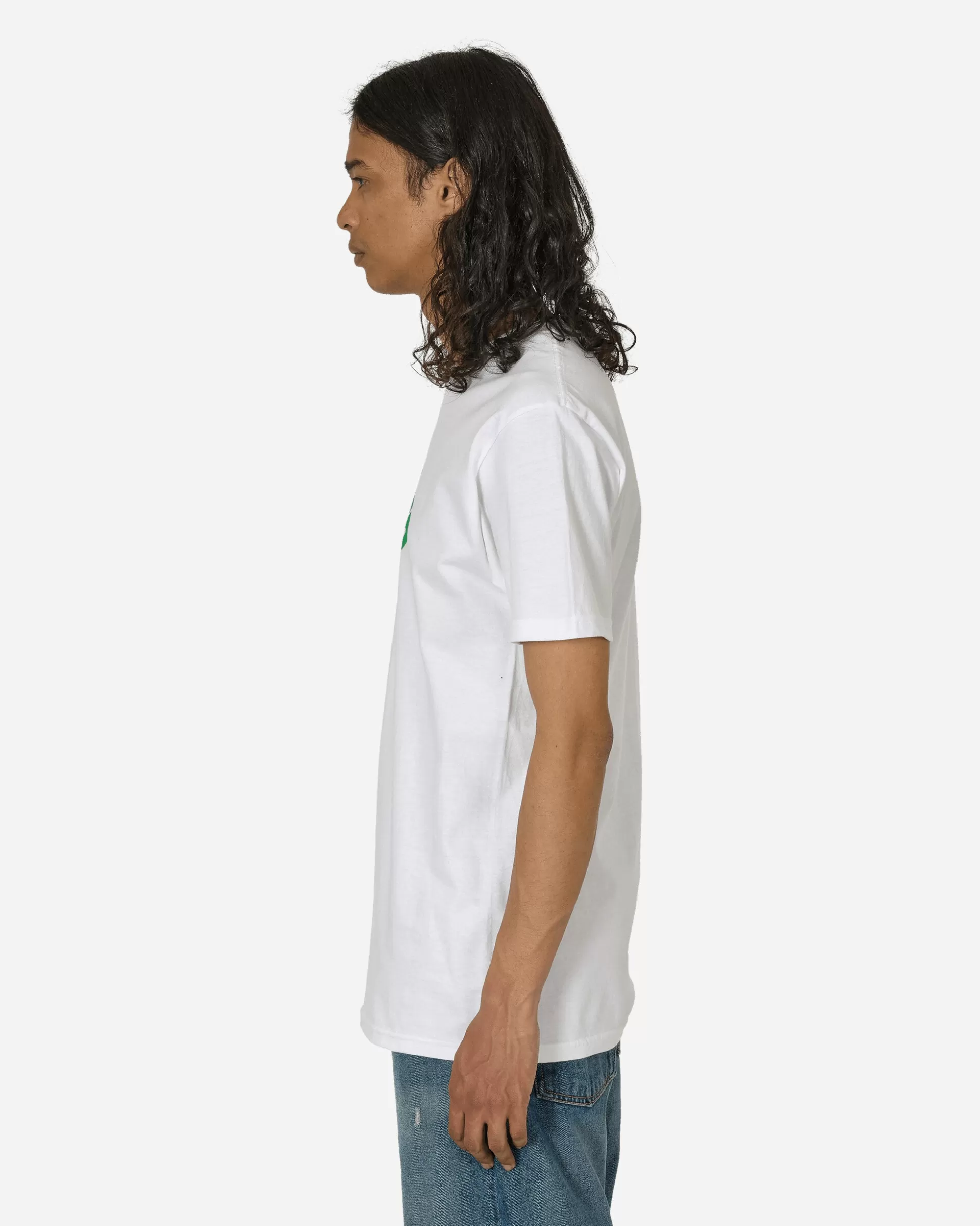aNYthing Curved Logo T-Shirt White / Green Store