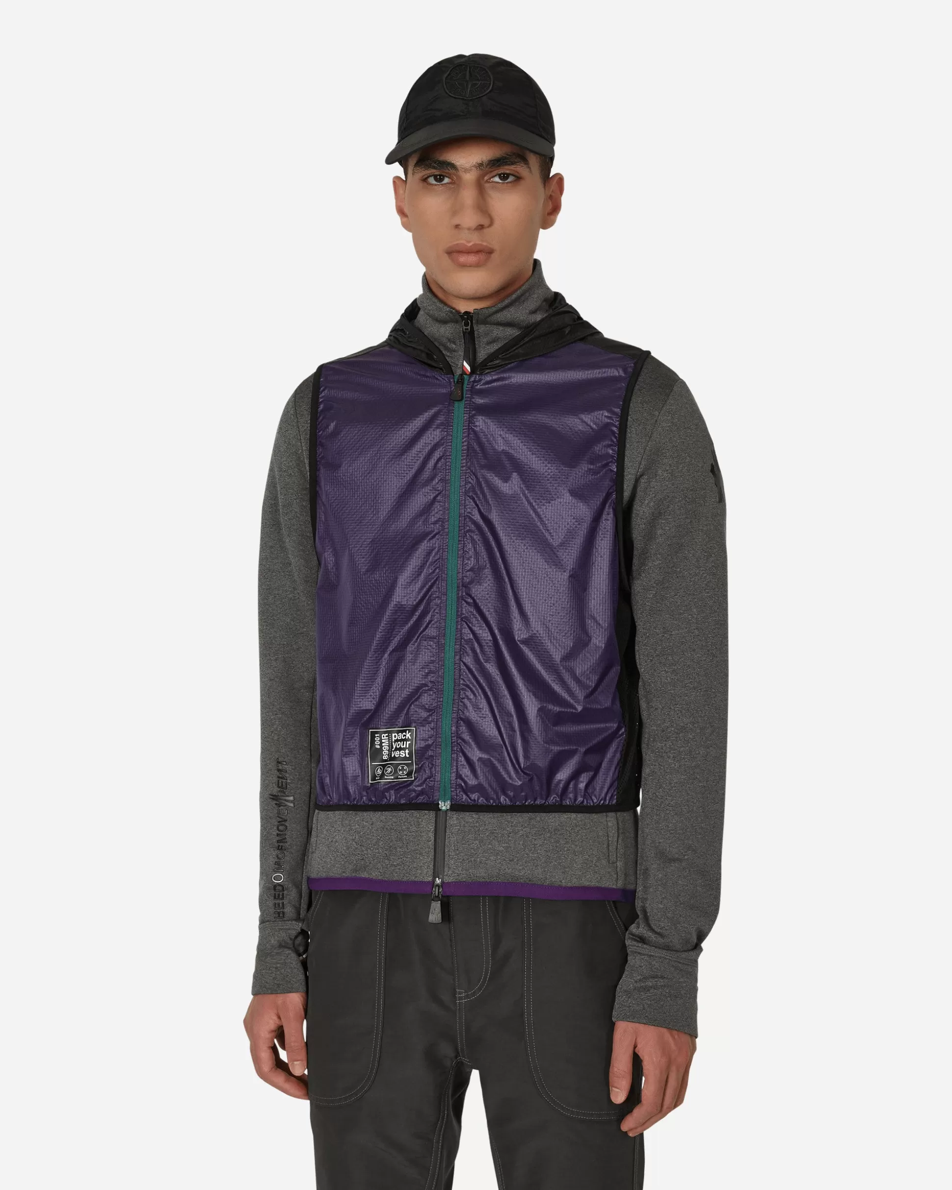 Moncler Grenoble Day-Namic Sweatshirt with Vest Grey New