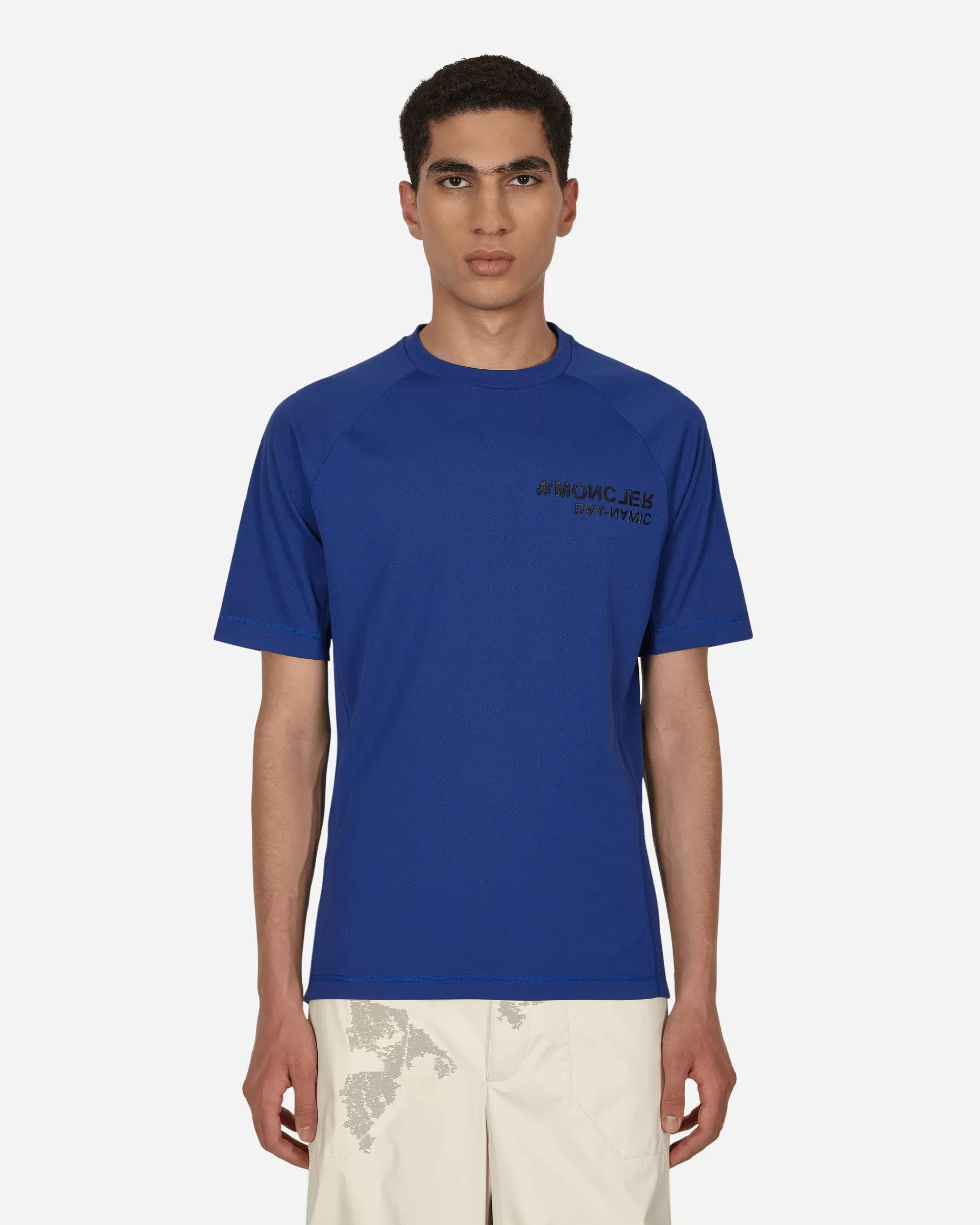 Moncler Grenoble Day-Namic T-Shirt Blue Flash Sale