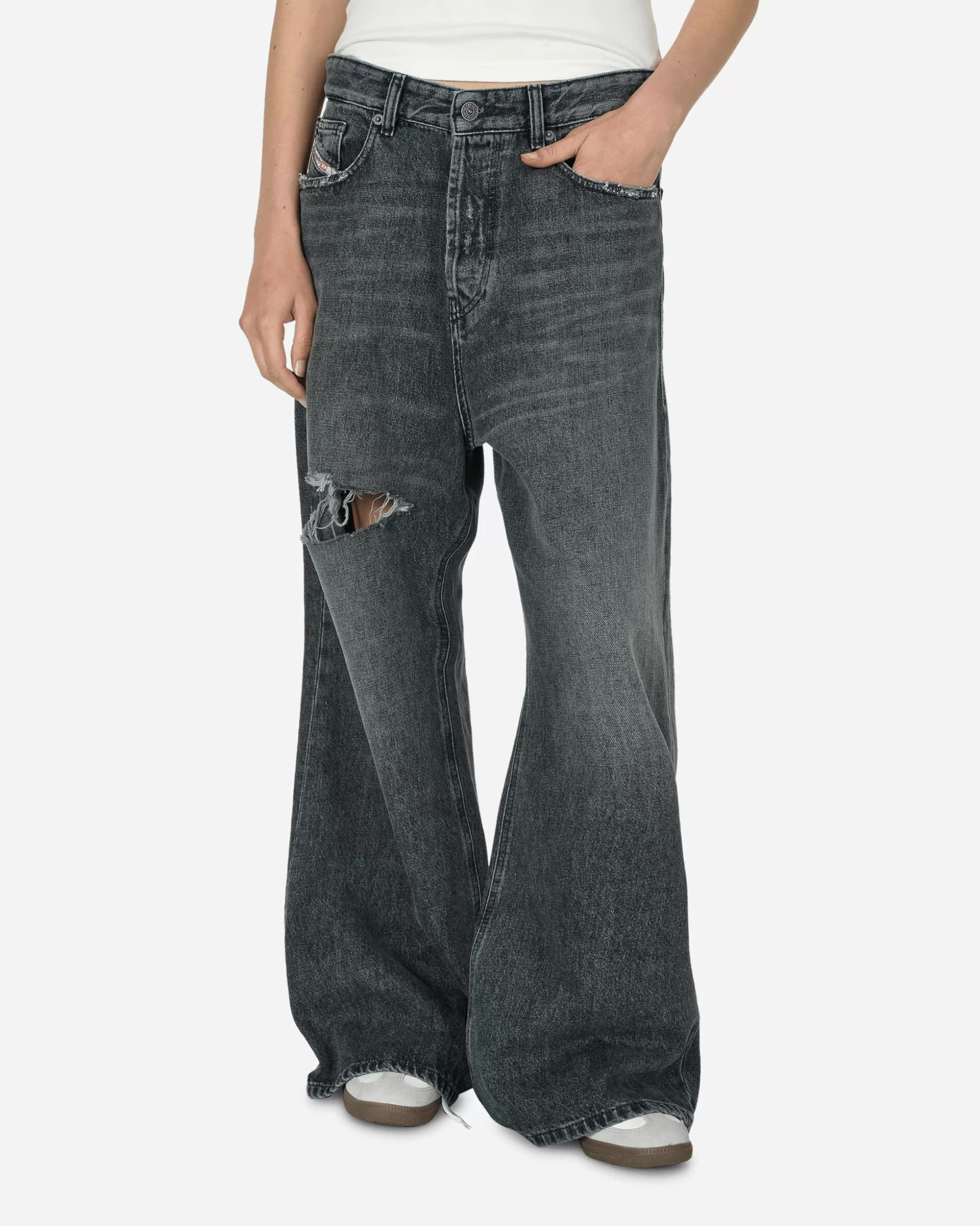Diesel 1996 D-Sire Straight Jeans Black / Dark Grey Outlet