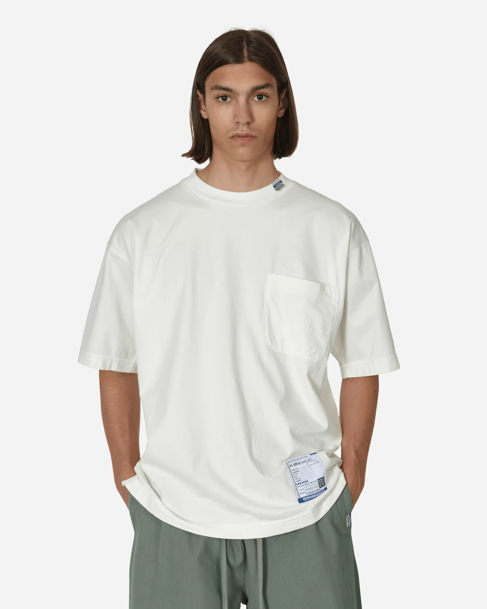 in・stru(men-tal) Embroidery T-Shirt White Outlet