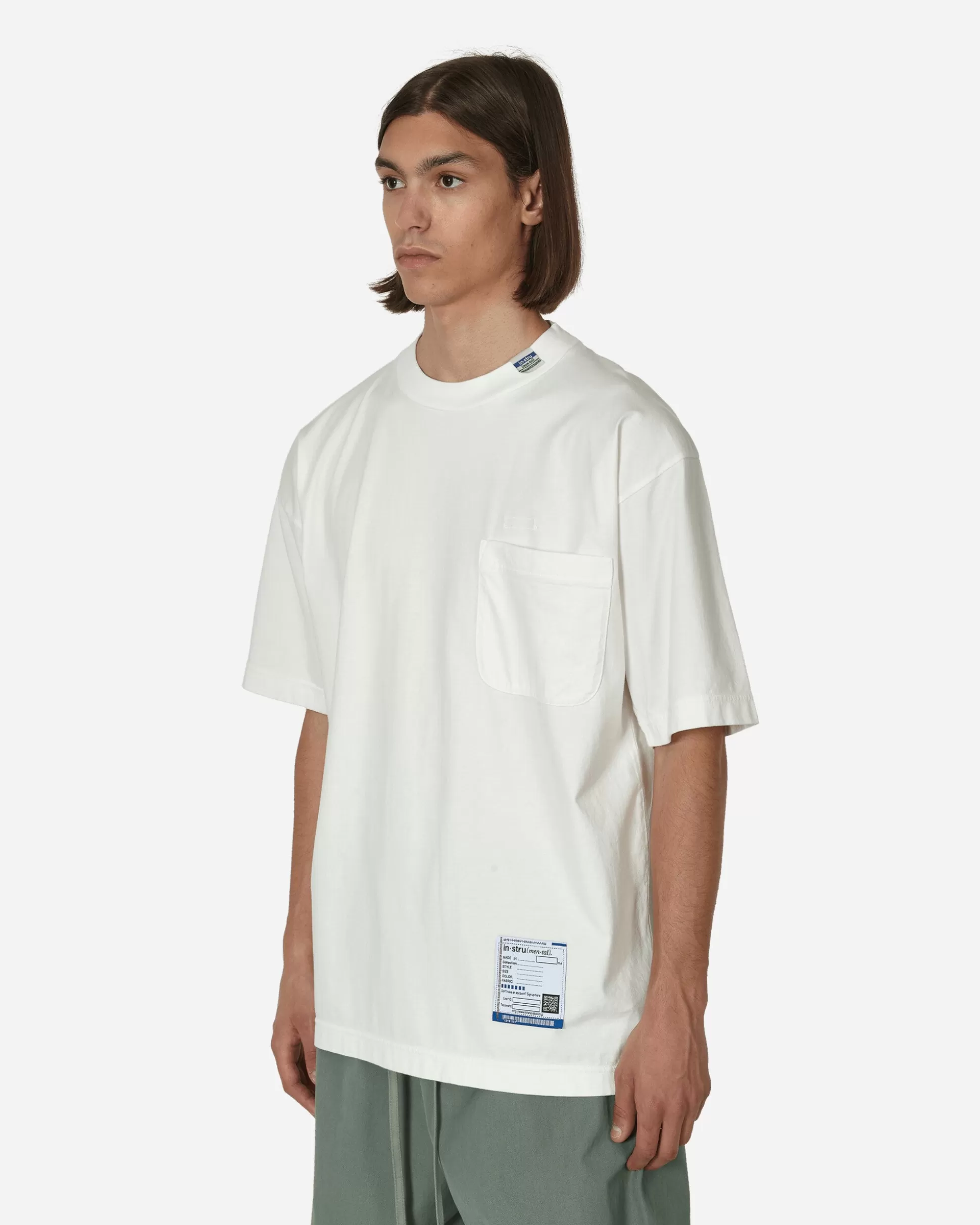 in・stru(men-tal) Embroidery T-Shirt White Outlet