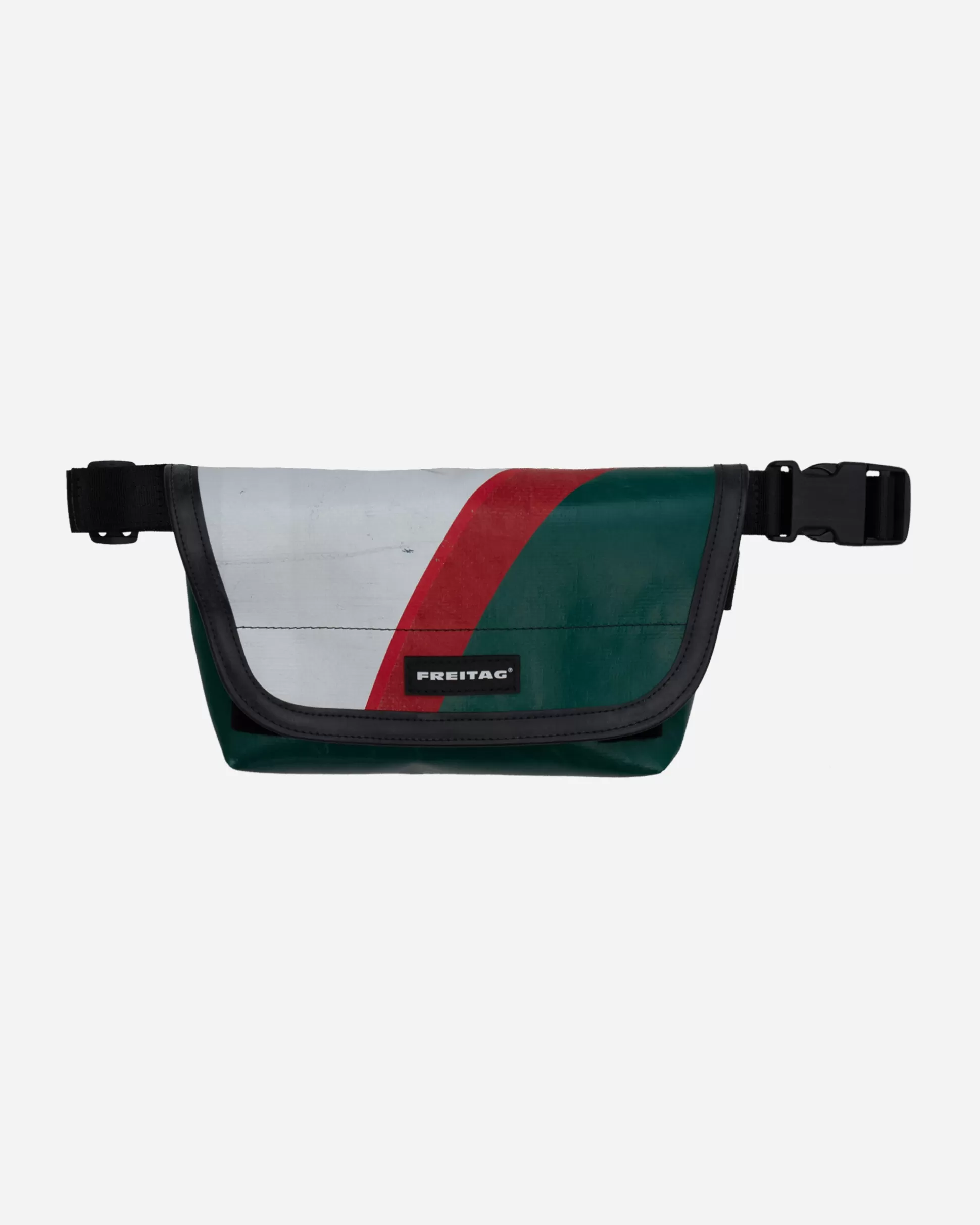 Freitag F40 Jamie Hipbag Green / White / Red Discount