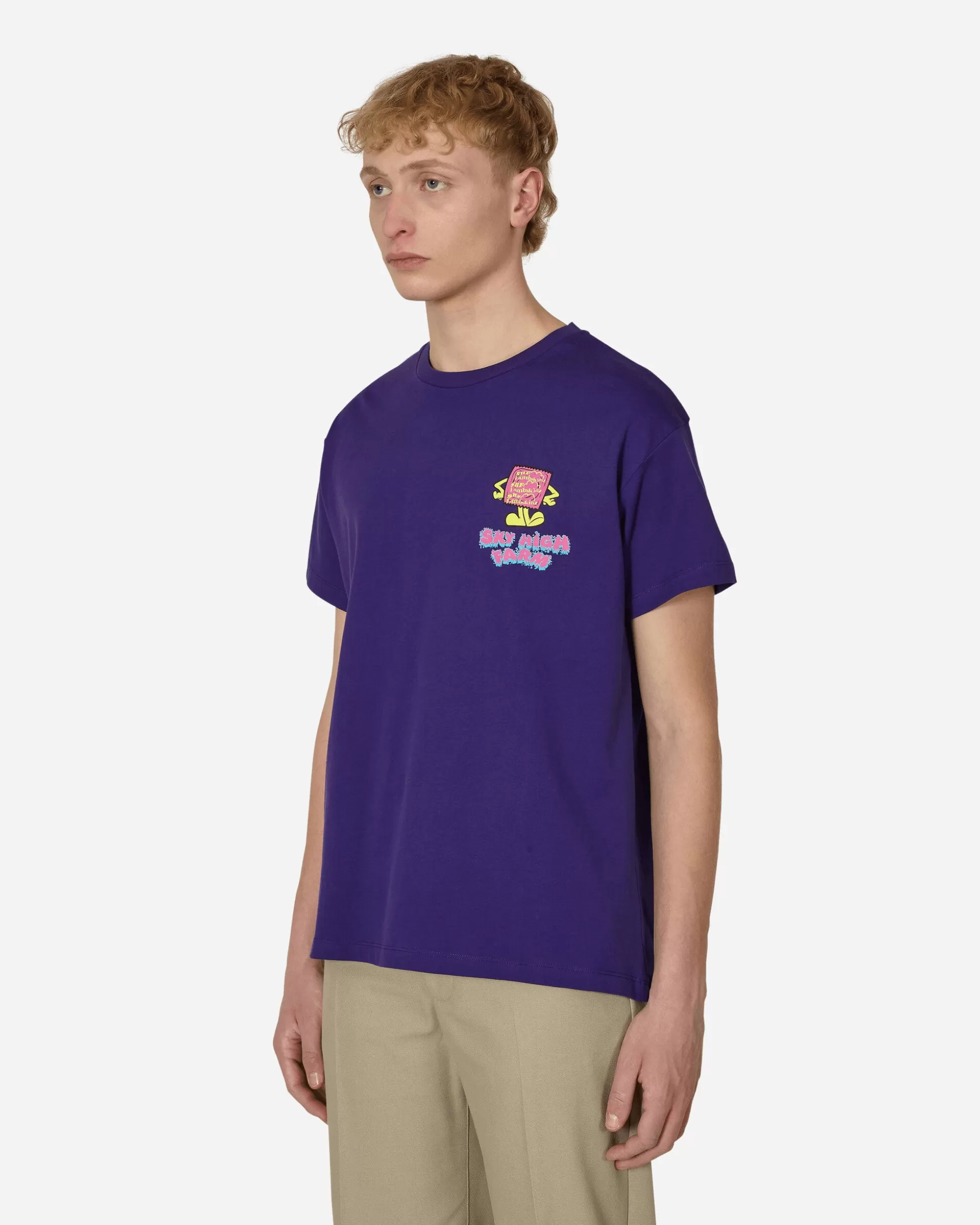 Sky High Farm Flatbush Printed T-Shirt Purple Outlet