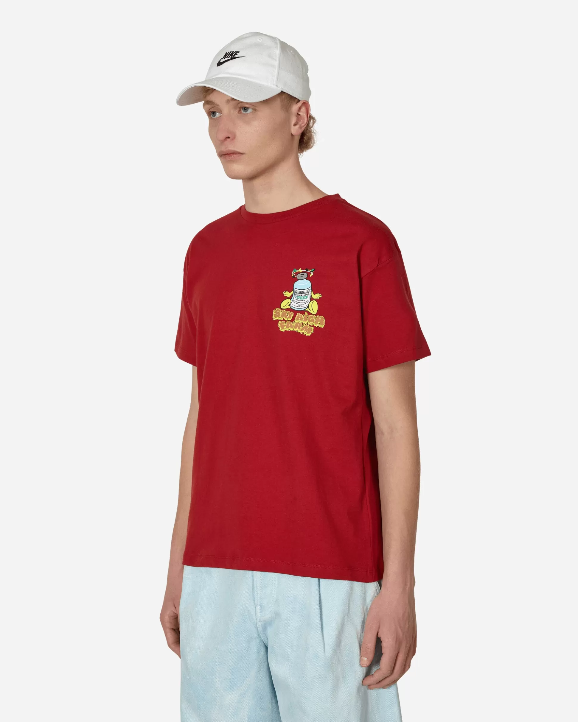 Sky High Farm Flatbush Printed T-Shirt Red Cheap