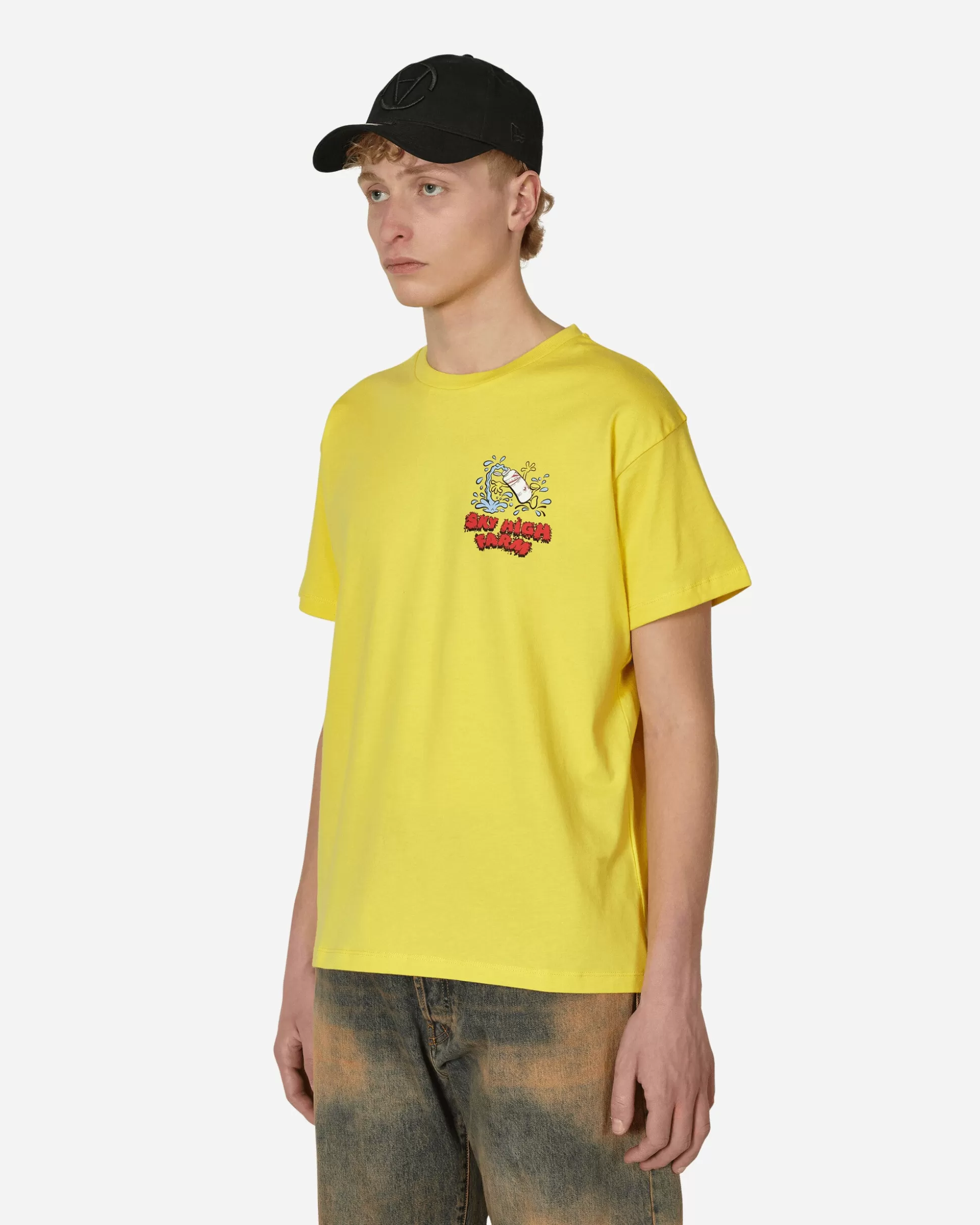 Sky High Farm Flatbush Printed T-Shirt Yellow Discount