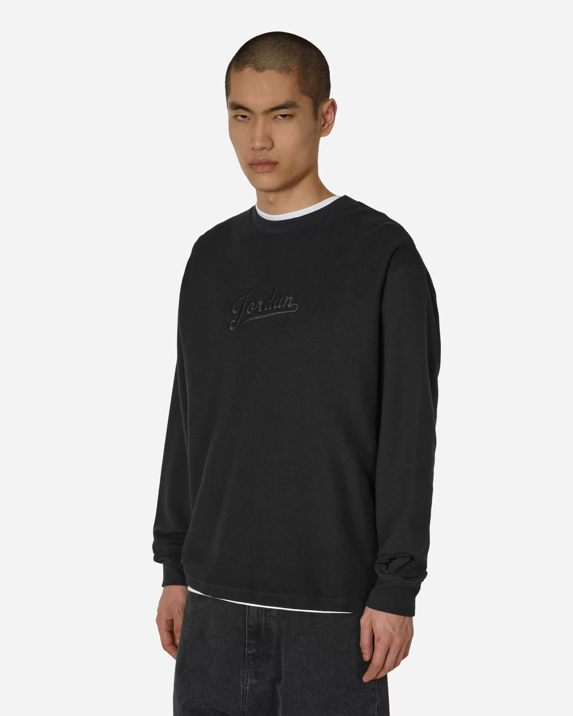 Nike Jordan Flight MVP Fleece Crewneck Sweatshirt Black Flash Sale