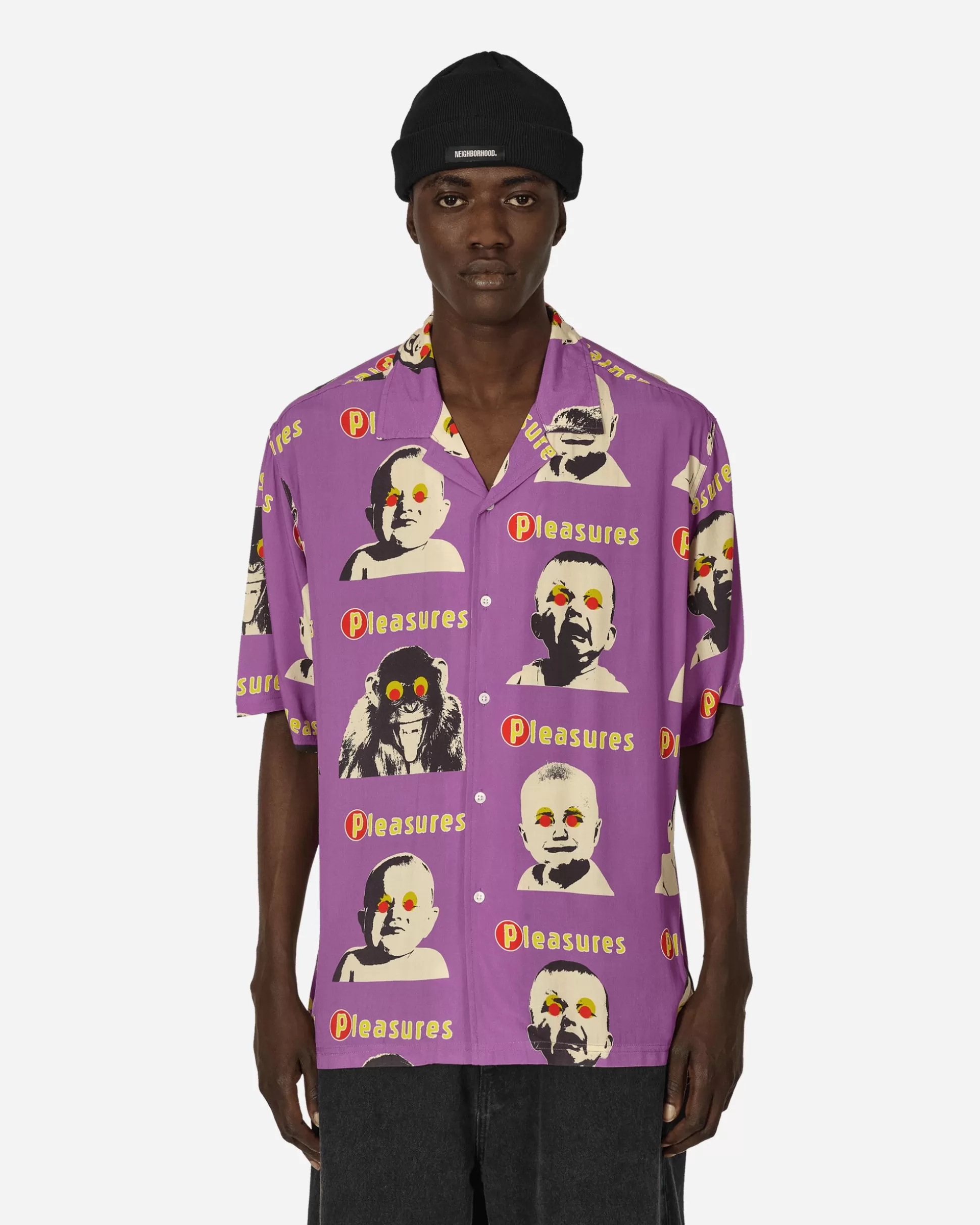 Pleasures Head Shirt Down Purple New