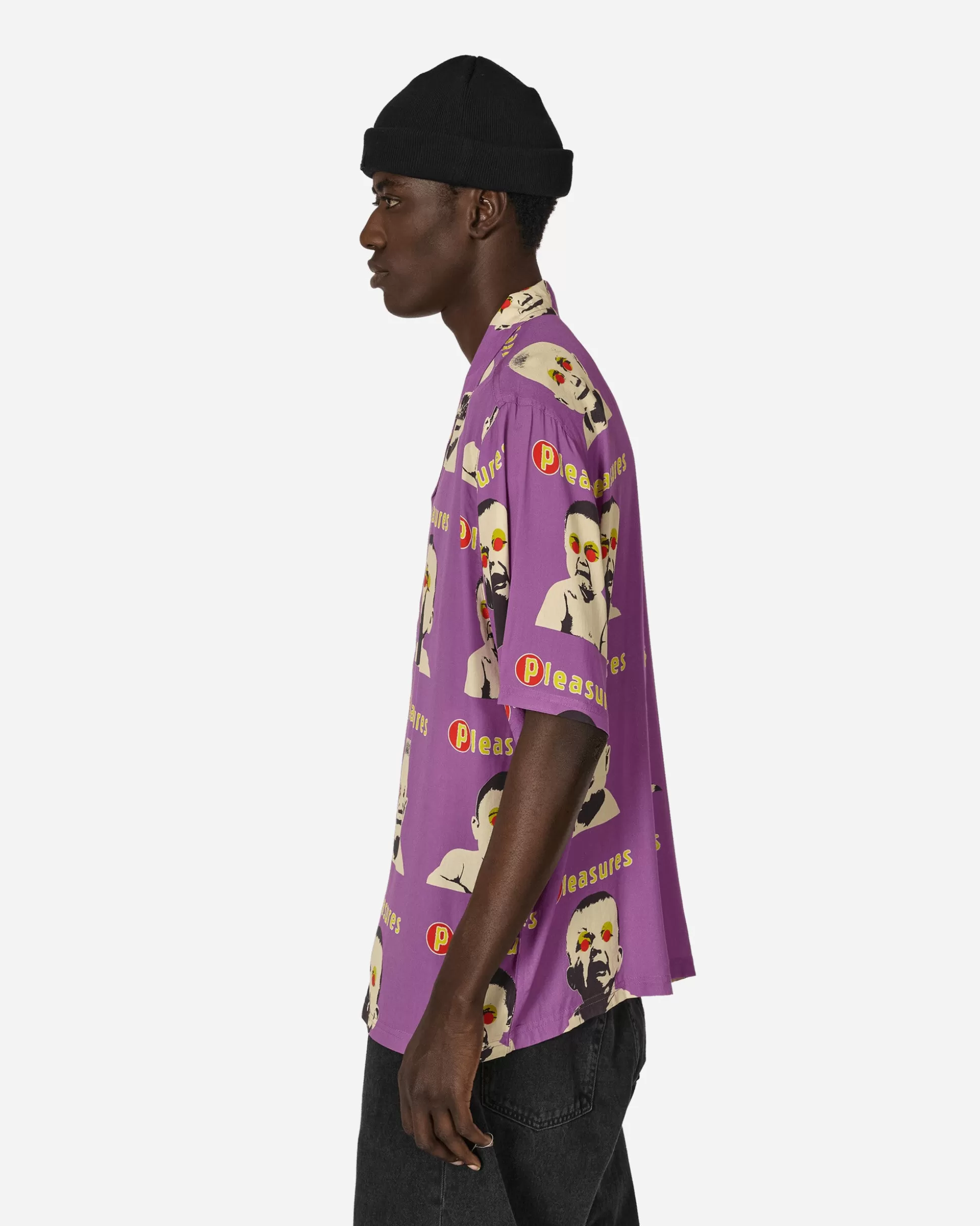 Pleasures Head Shirt Down Purple New