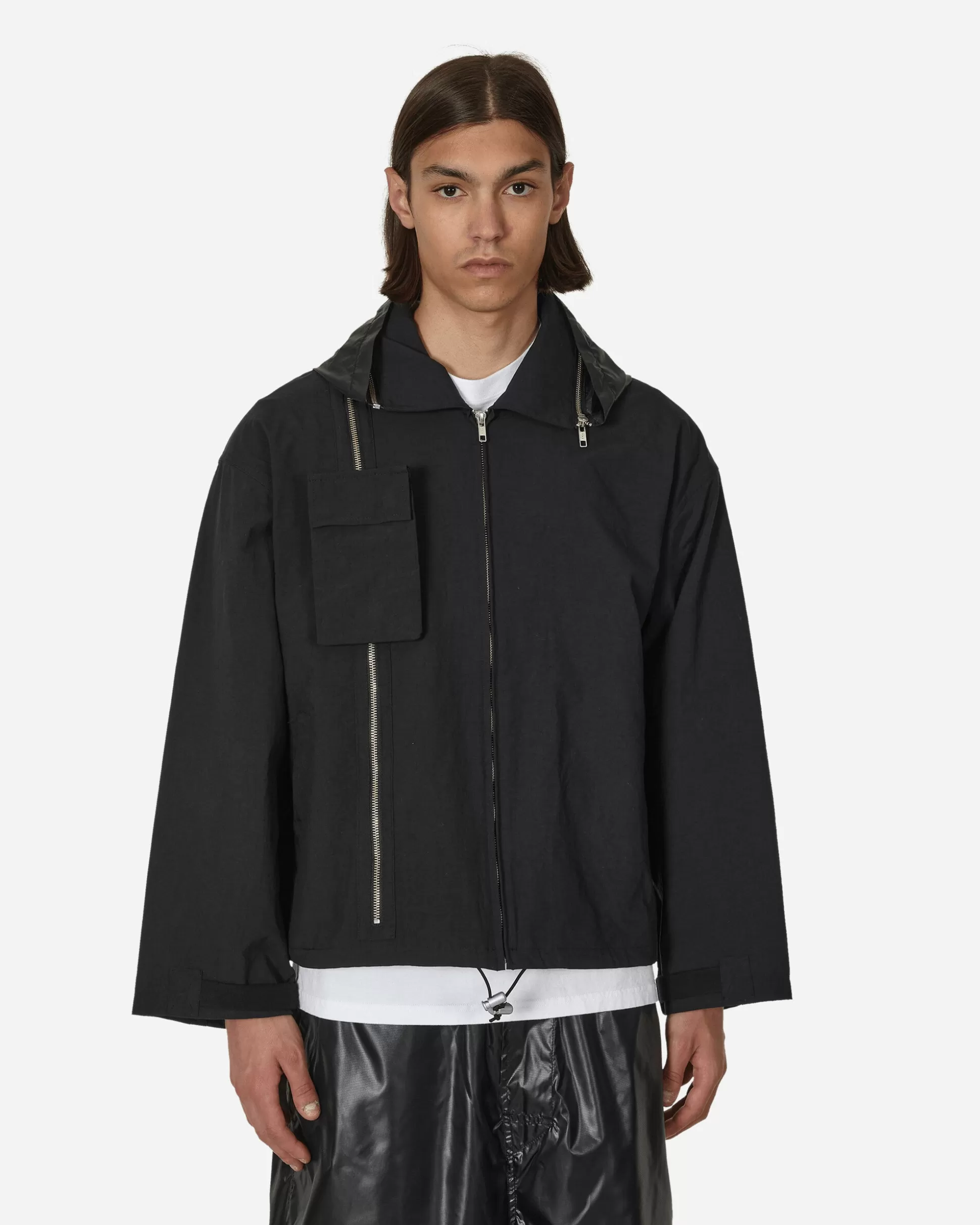 Phingerin Hood Cut Moving Jacket Black Clearance