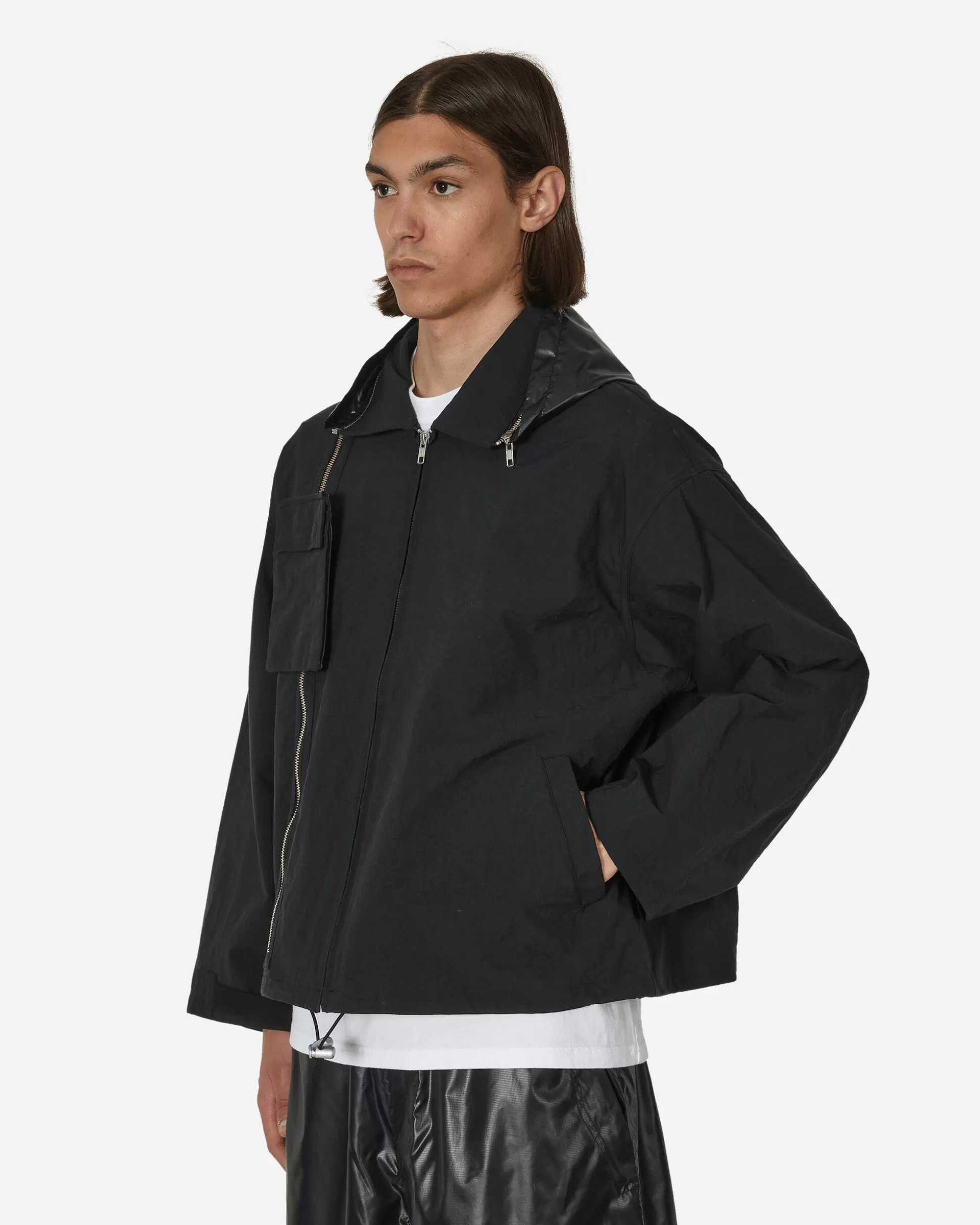 Phingerin Hood Cut Moving Jacket Black Clearance