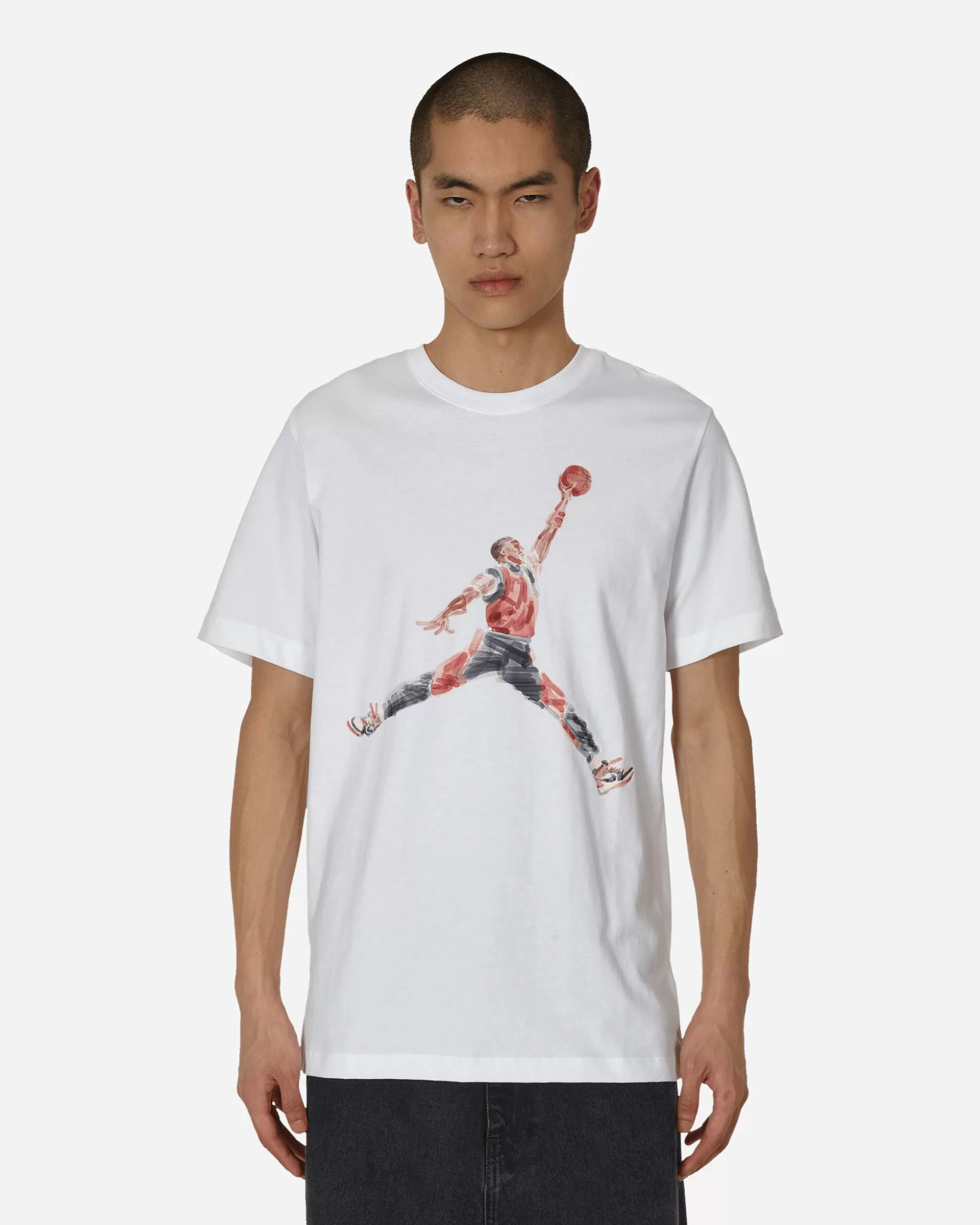 Nike Jordan Jumpman Watercolor T-Shirt White Store