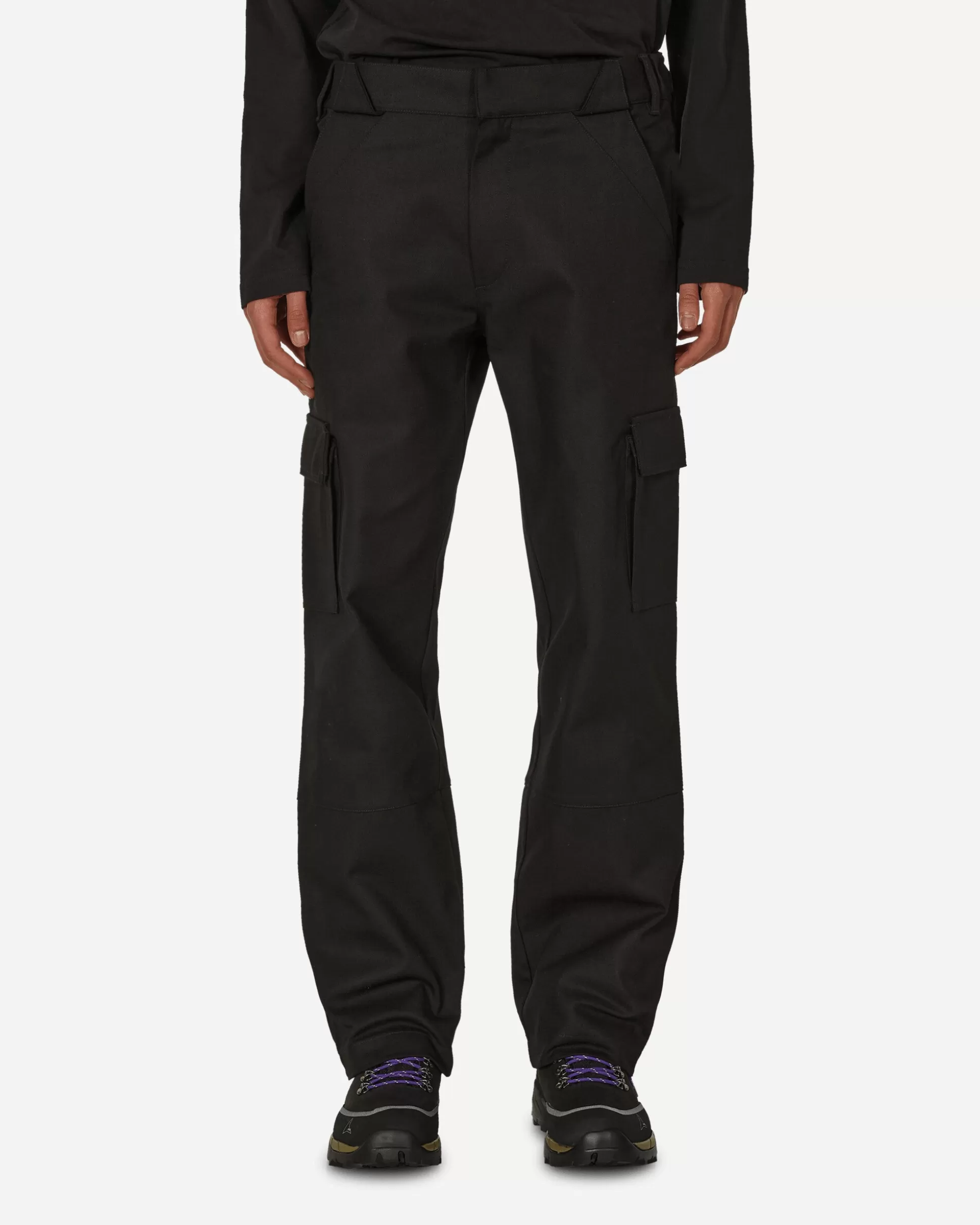 GR10K Klopman Shank Structured Pants Black Flash Sale