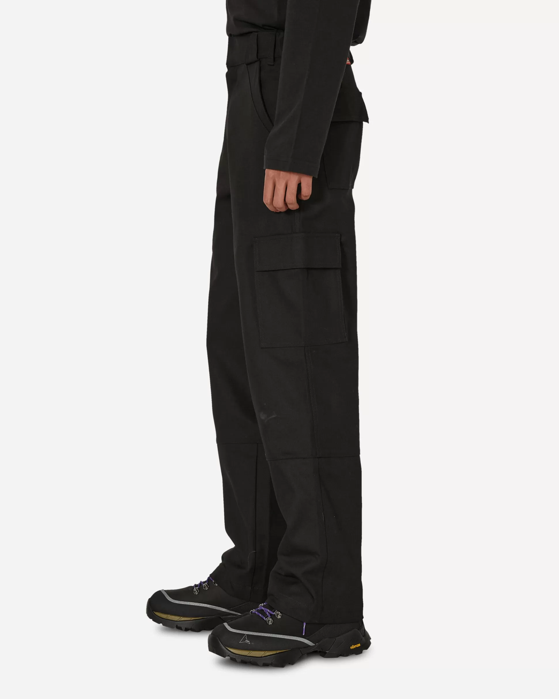 GR10K Klopman Shank Structured Pants Black Flash Sale