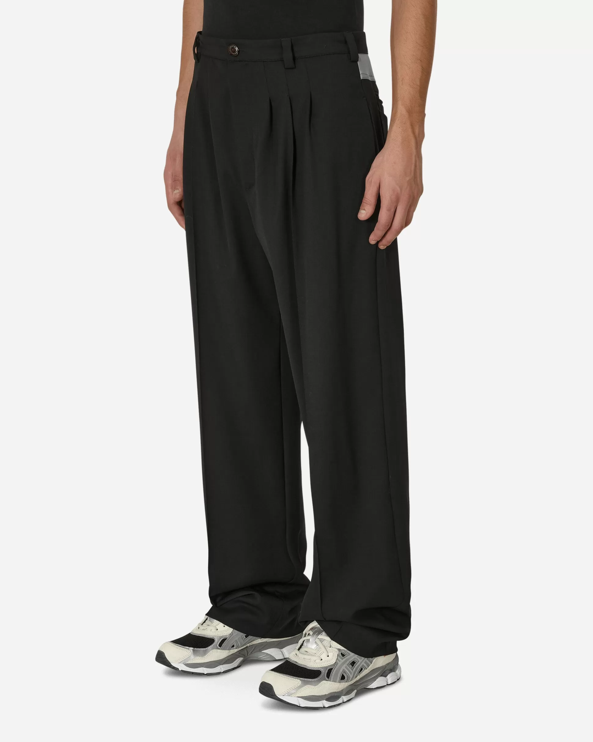 Kiko Kostadinov Kreuk Tailored Trousers Crow Black Fashion
