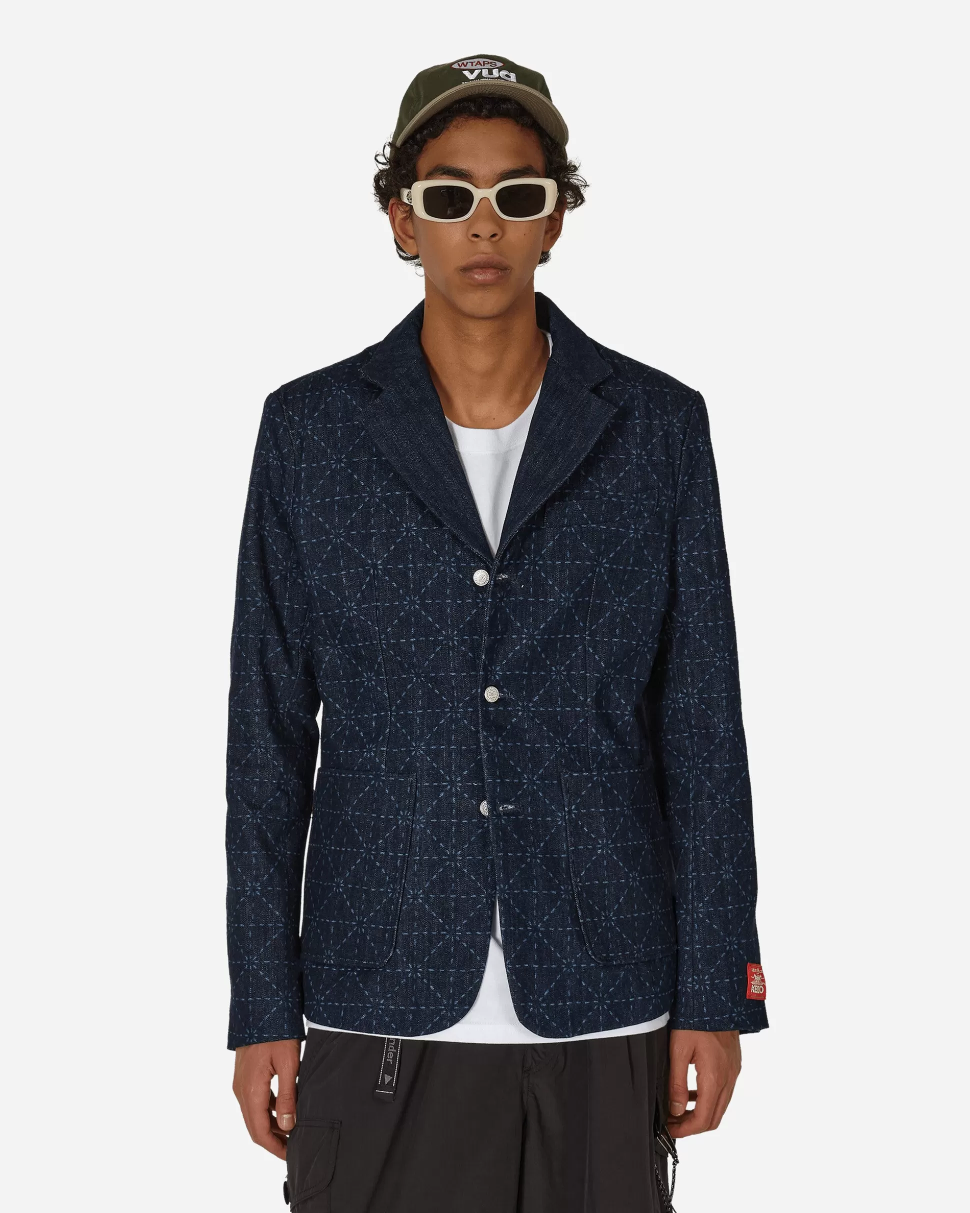 KENZO Paris Levi’s® Printed Denim Blazer Rinse Blue Best