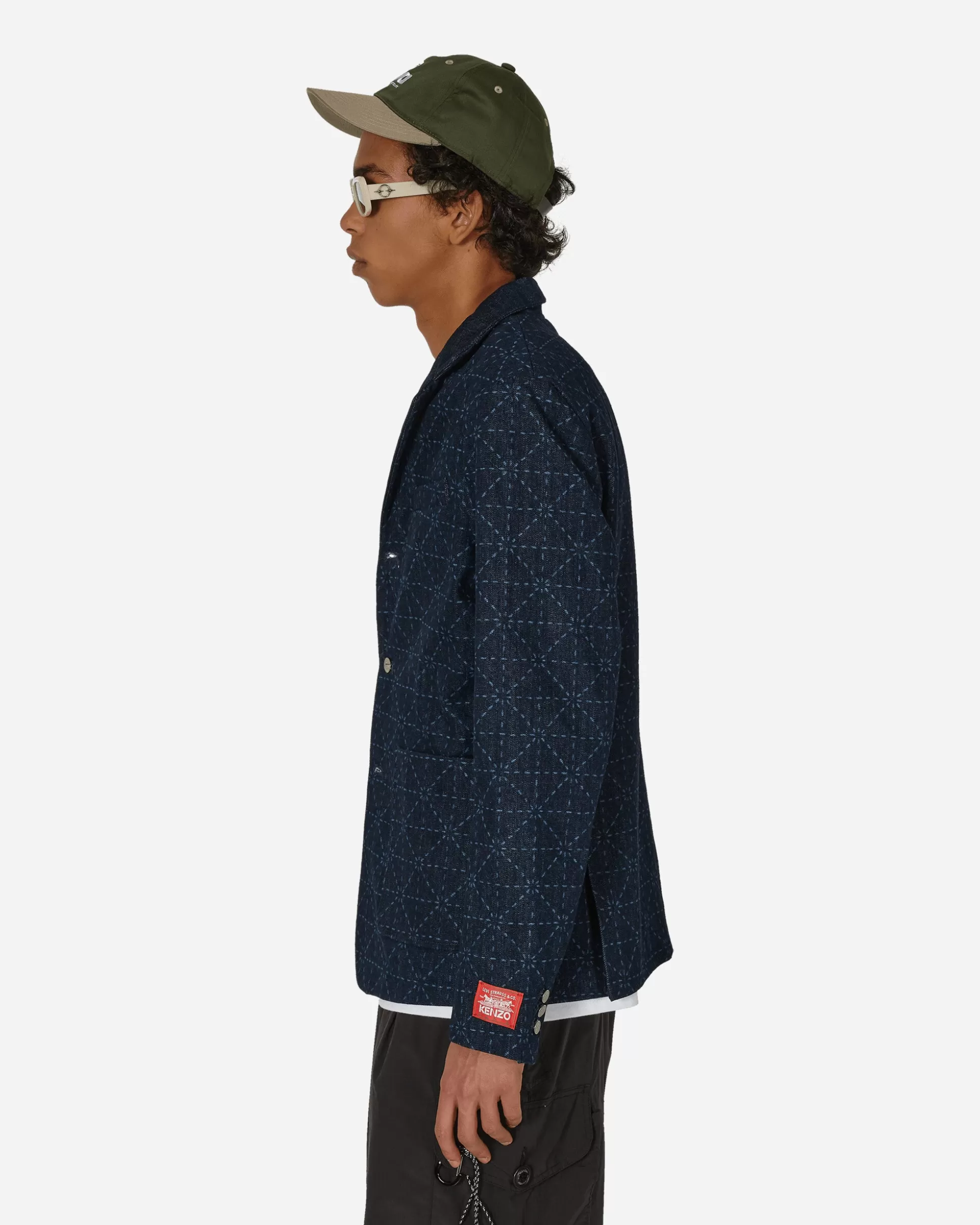 KENZO Paris Levi’s® Printed Denim Blazer Rinse Blue Best