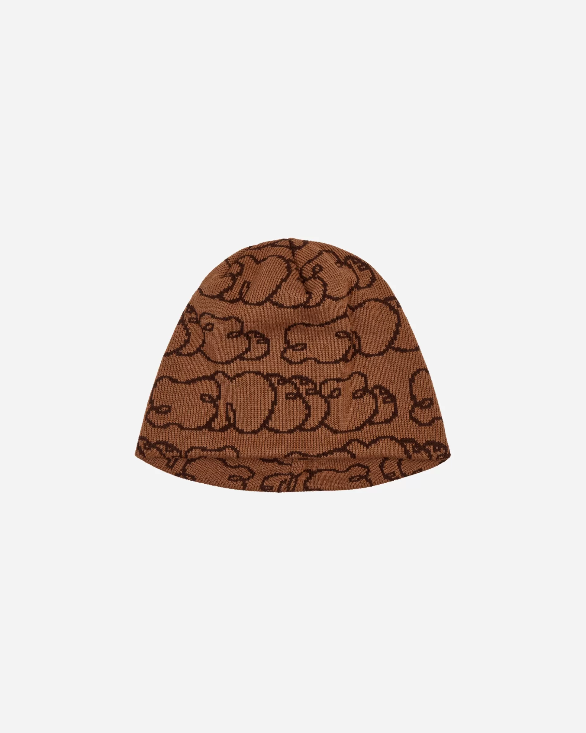 Sneeze Magazine Logo Beanie Brown Outlet