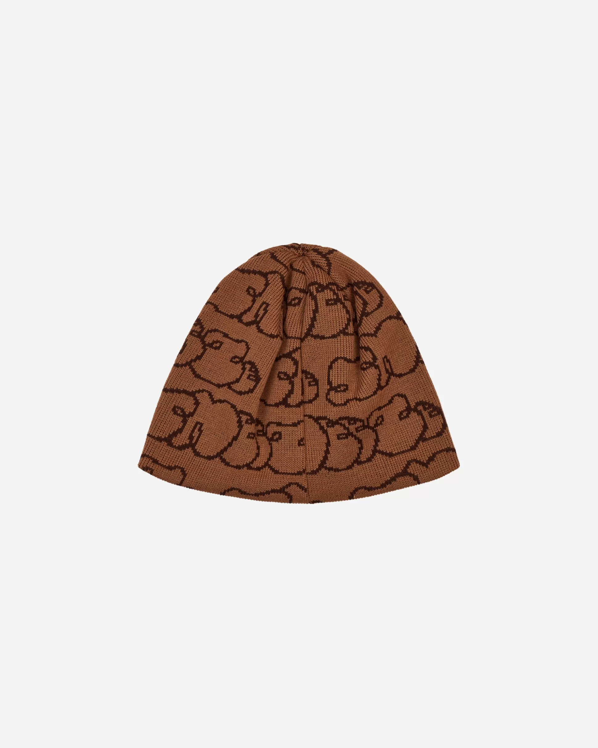 Sneeze Magazine Logo Beanie Brown Outlet