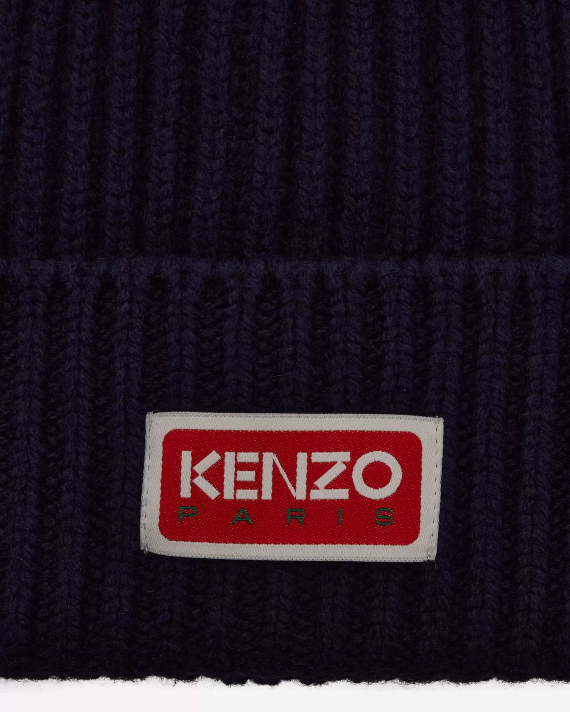 KENZO Paris Logo Beanie Midnight Blue Online