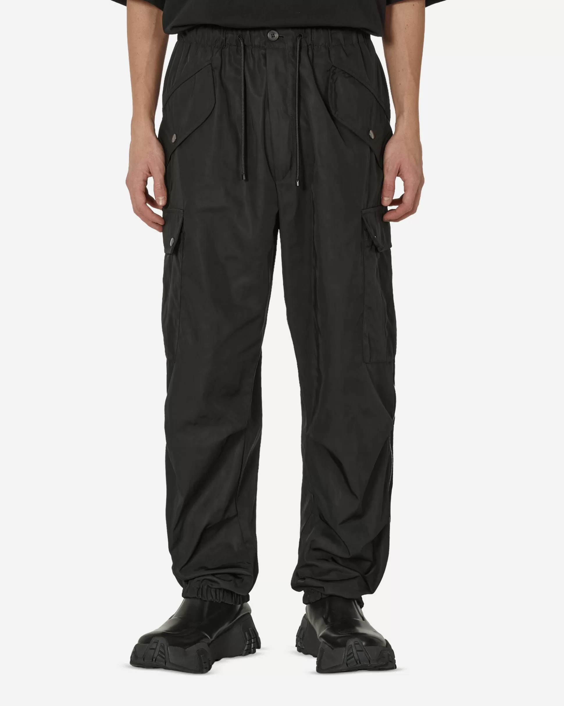Dries Van Noten Loose Cargo Pants Black Discount