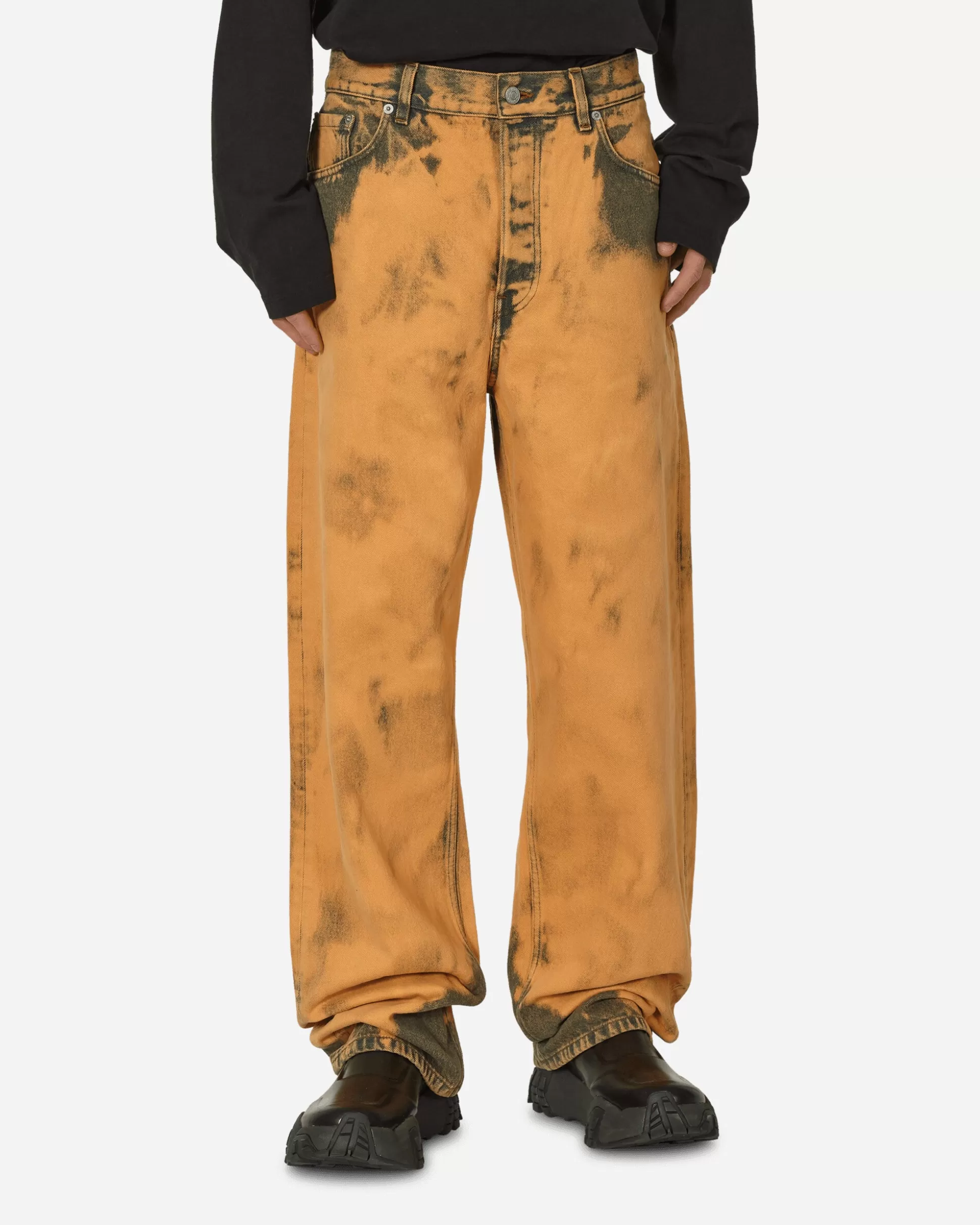 Dries Van Noten Loose Fit Tie-Dye Jeans Light Rust Cheap