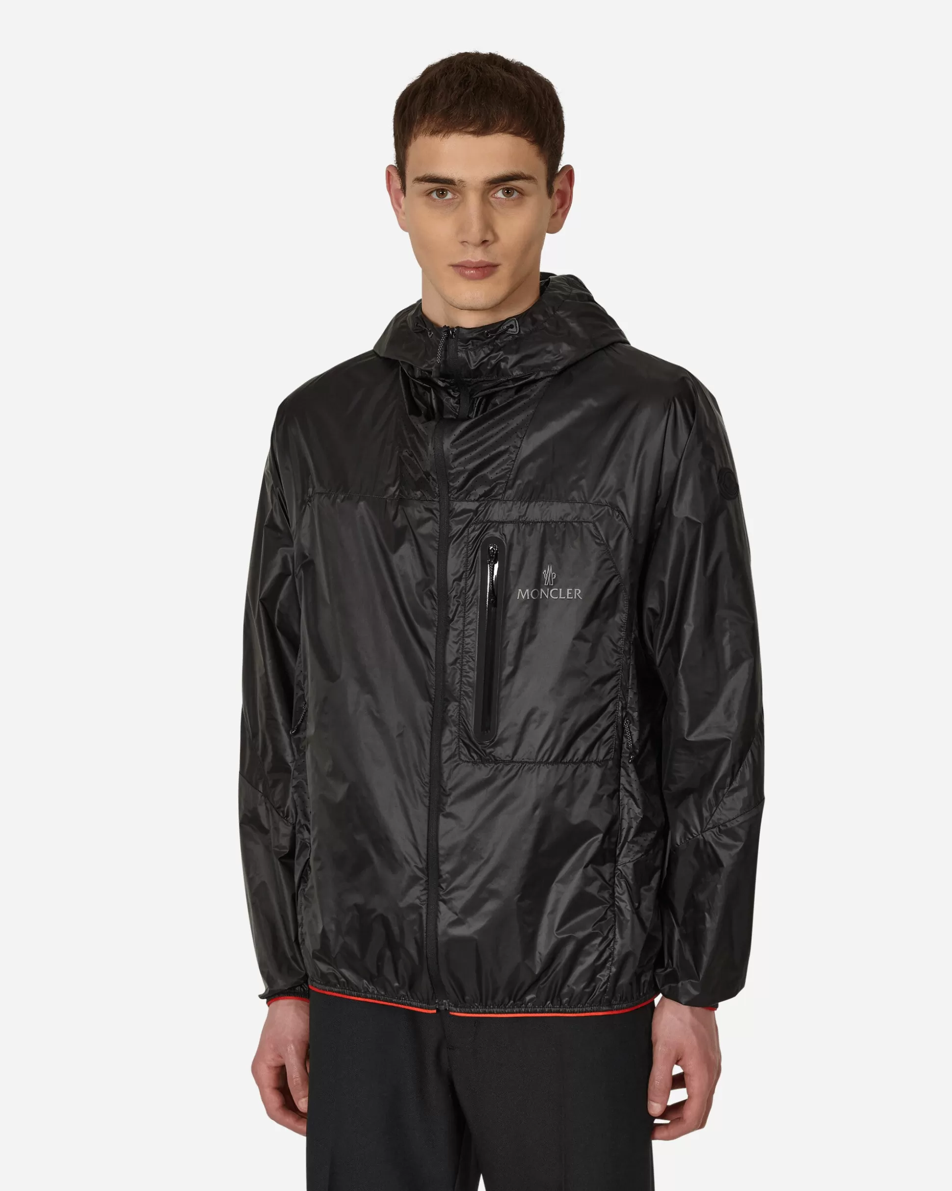 Moncler Matt Black Diadem Windbreaker Black Clearance