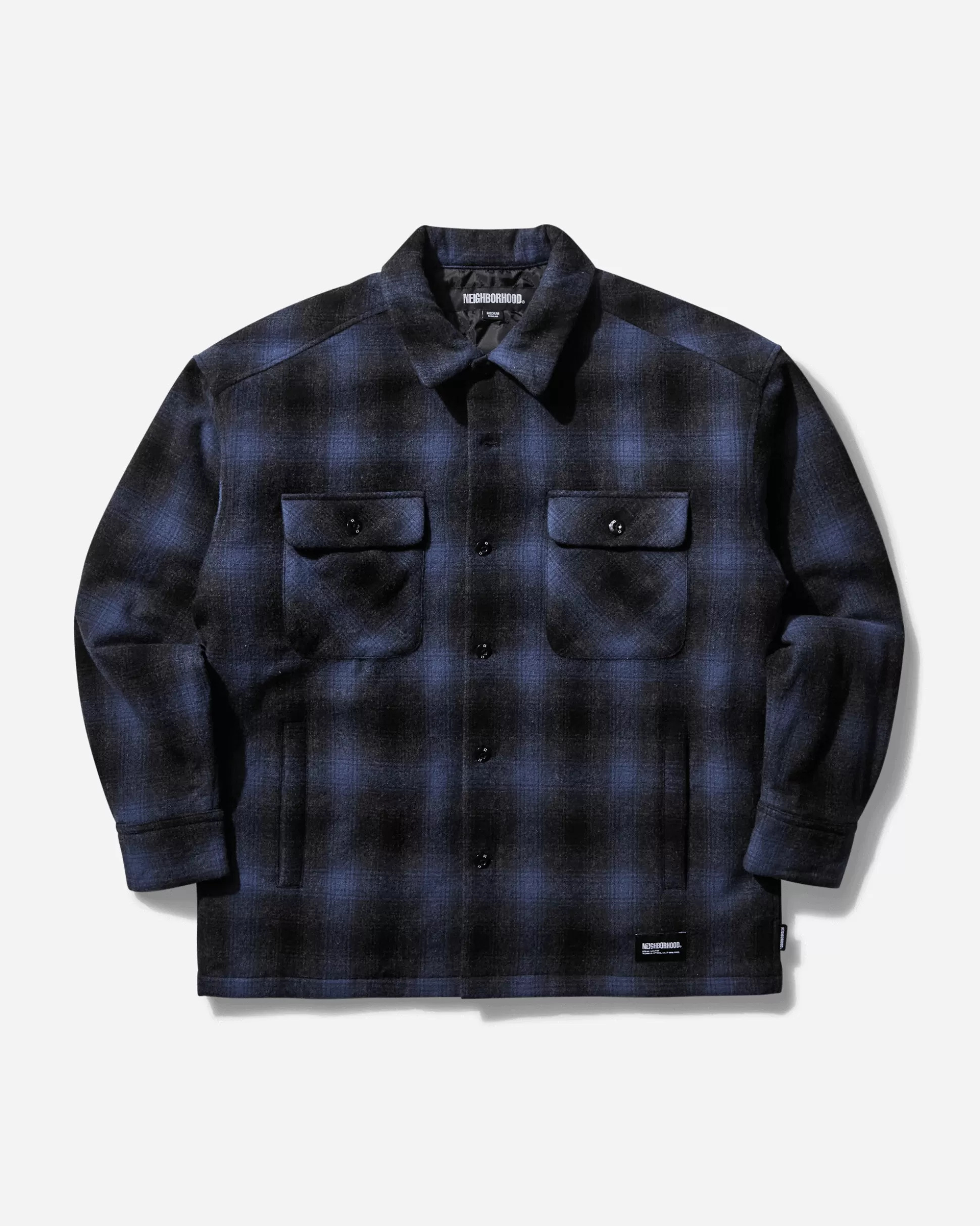 Neighborhood Men's CPO Longsleeve Shirt Blue Sale