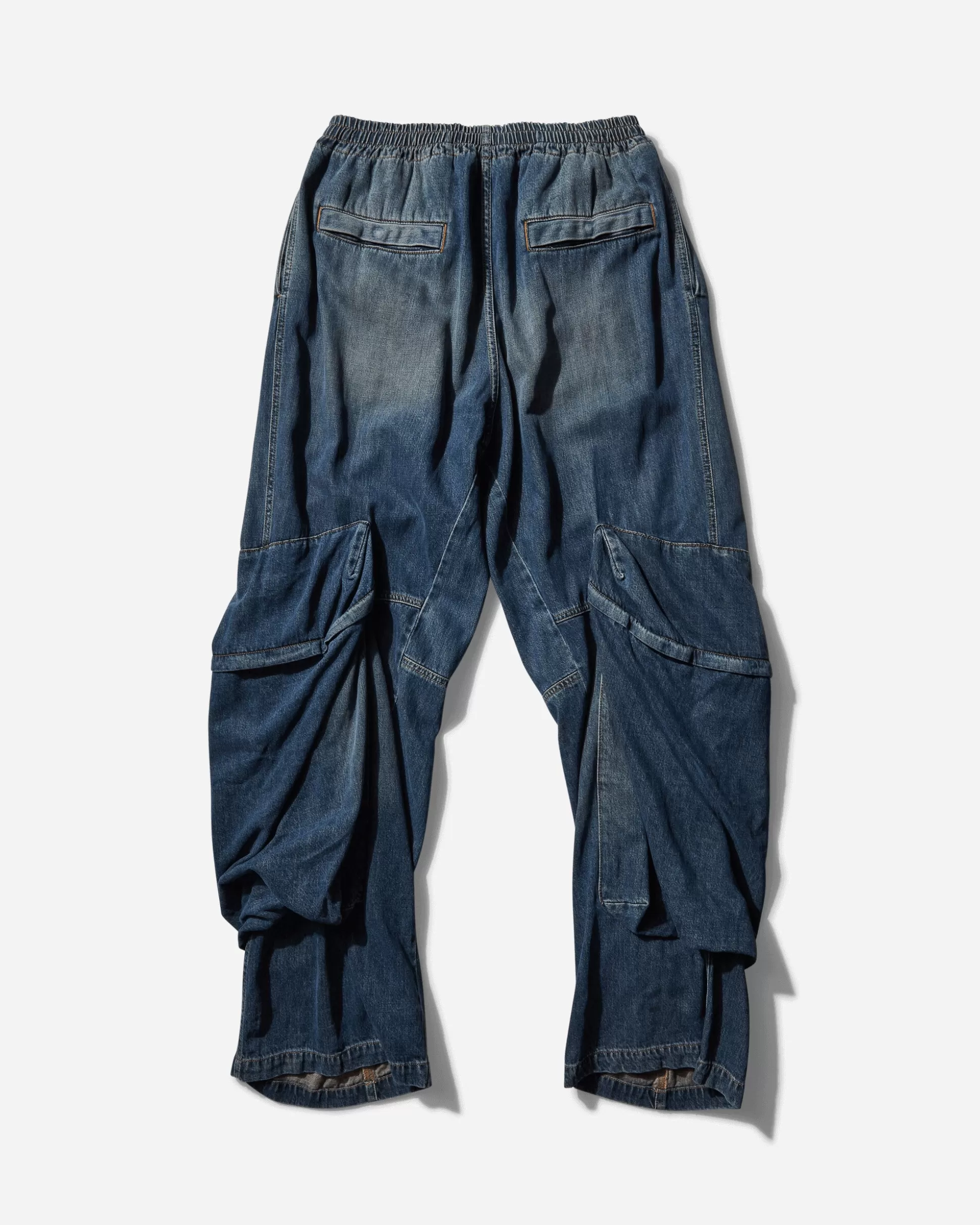 Diesel Men's Denim Cargo Pants Blue Cheap