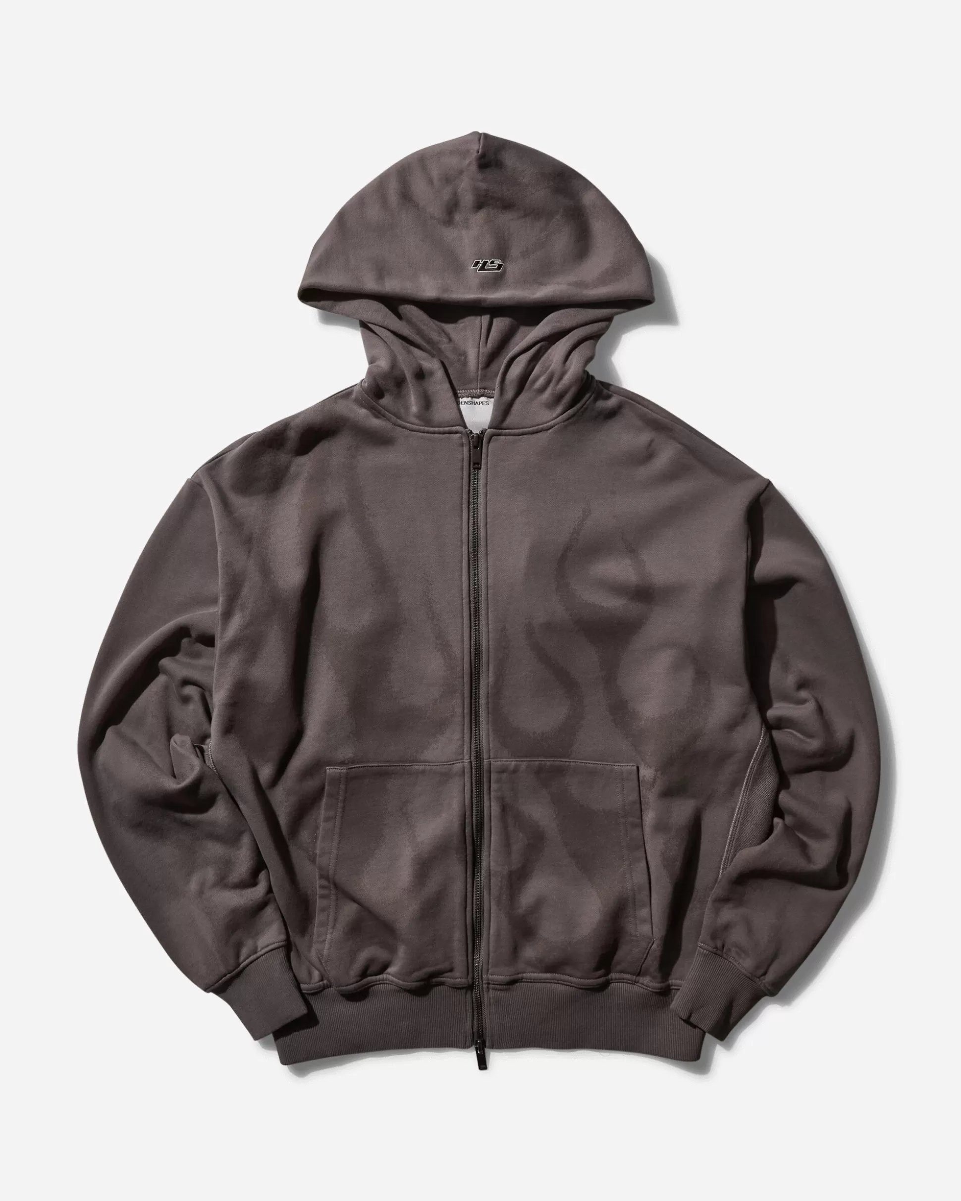 Haydenshapes Men's Flame Spray Zip Hoodie Satellite New