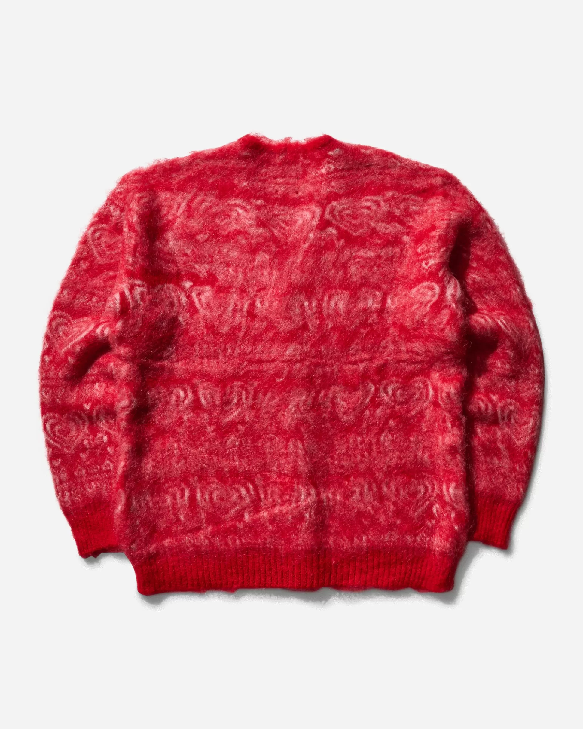 Needles Men's Heart Mohair Cardigan Red Sale