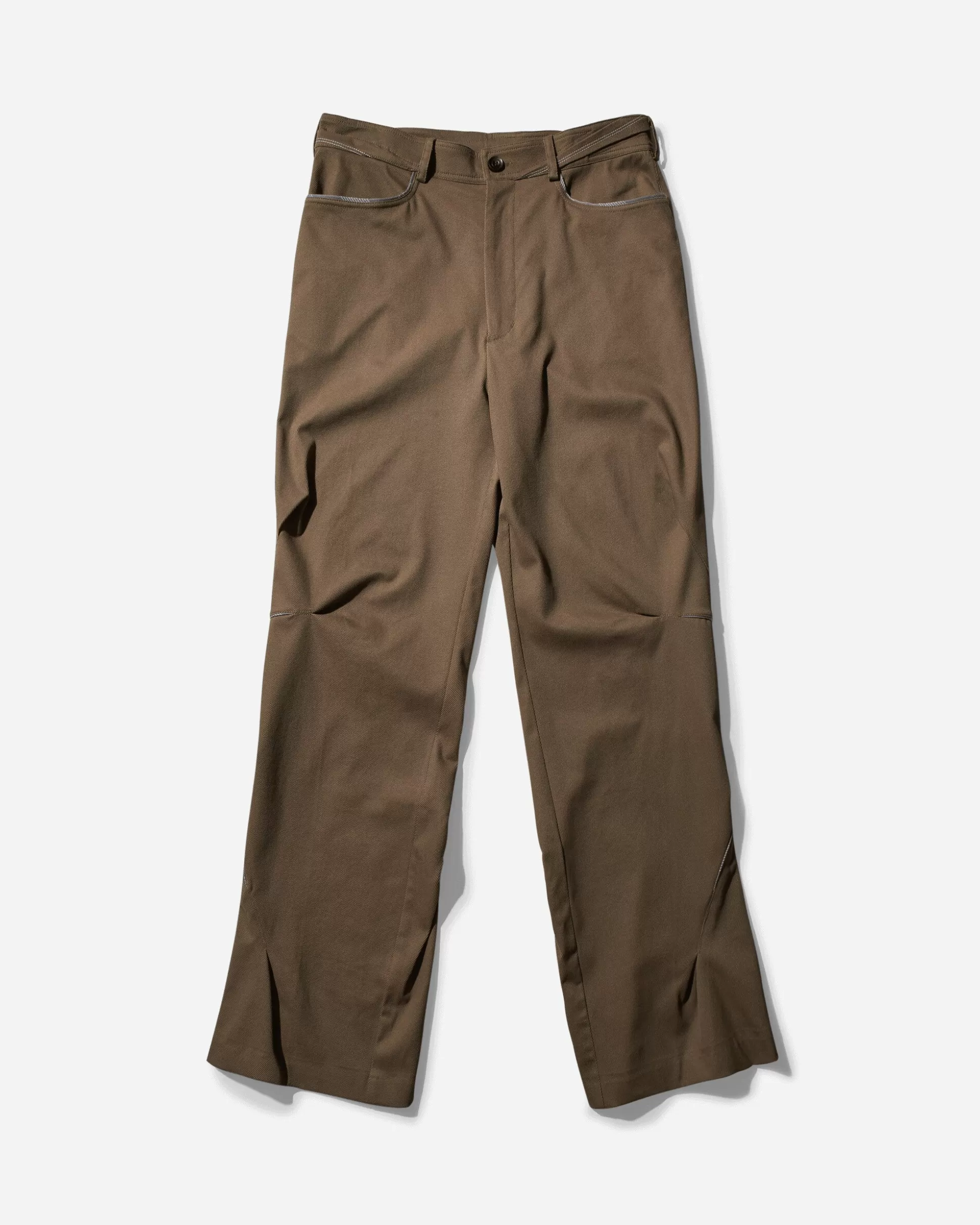 Kiko Kostadinov Men's Ohne K-Dart Trousers Brass Green Discount