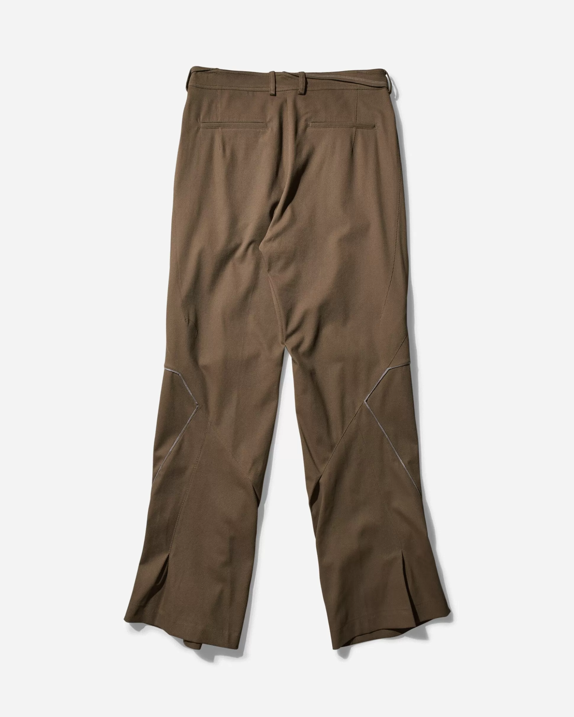 Kiko Kostadinov Men's Ohne K-Dart Trousers Brass Green Discount