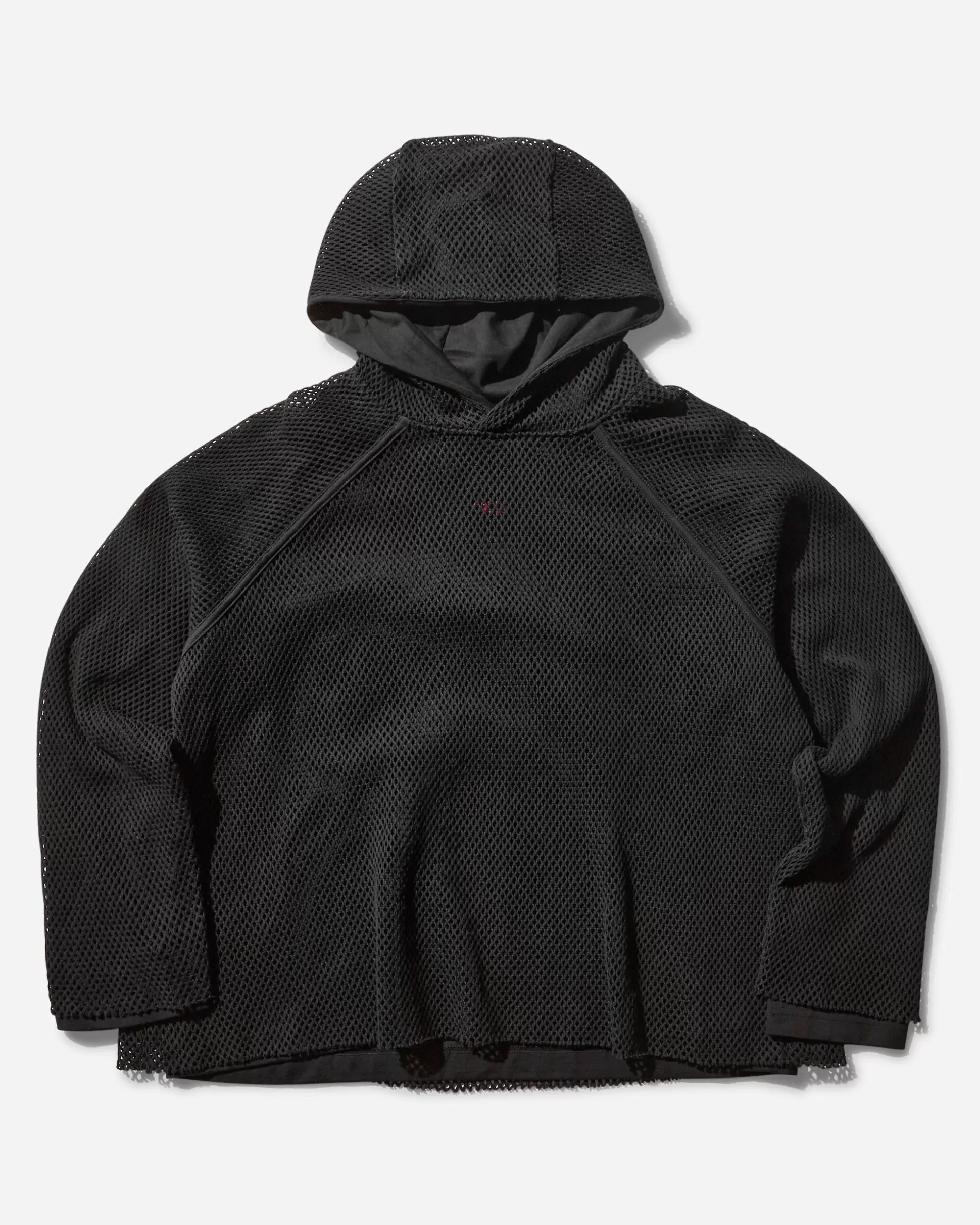 Haydenshapes Men's Plexus Mesh Layered Hoodie Black Clearance
