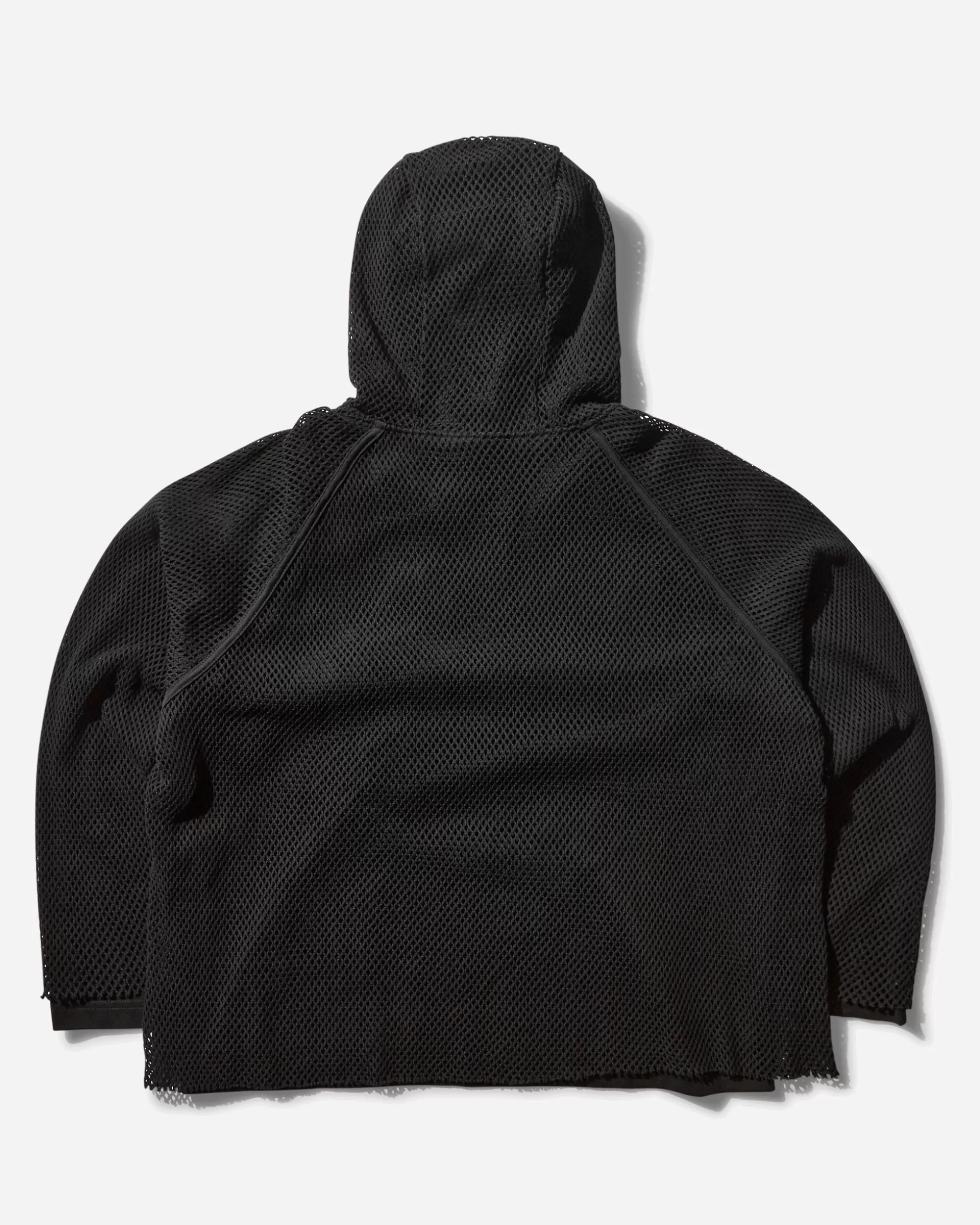 Haydenshapes Men's Plexus Mesh Layered Hoodie Black Clearance