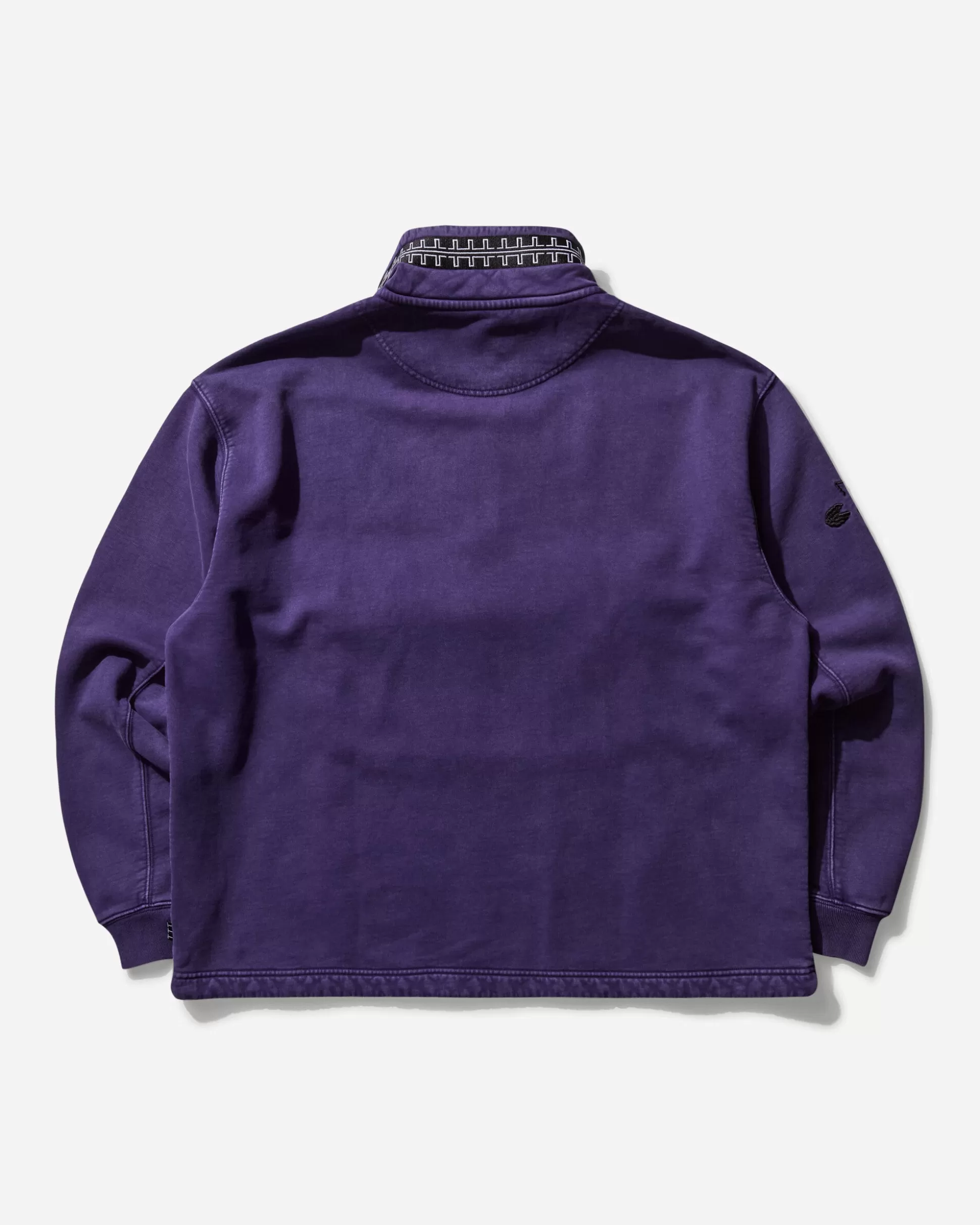 The Trilogy Tapes Men's Pulse Tape Funnel Neck Sweatshirt Purple Sale