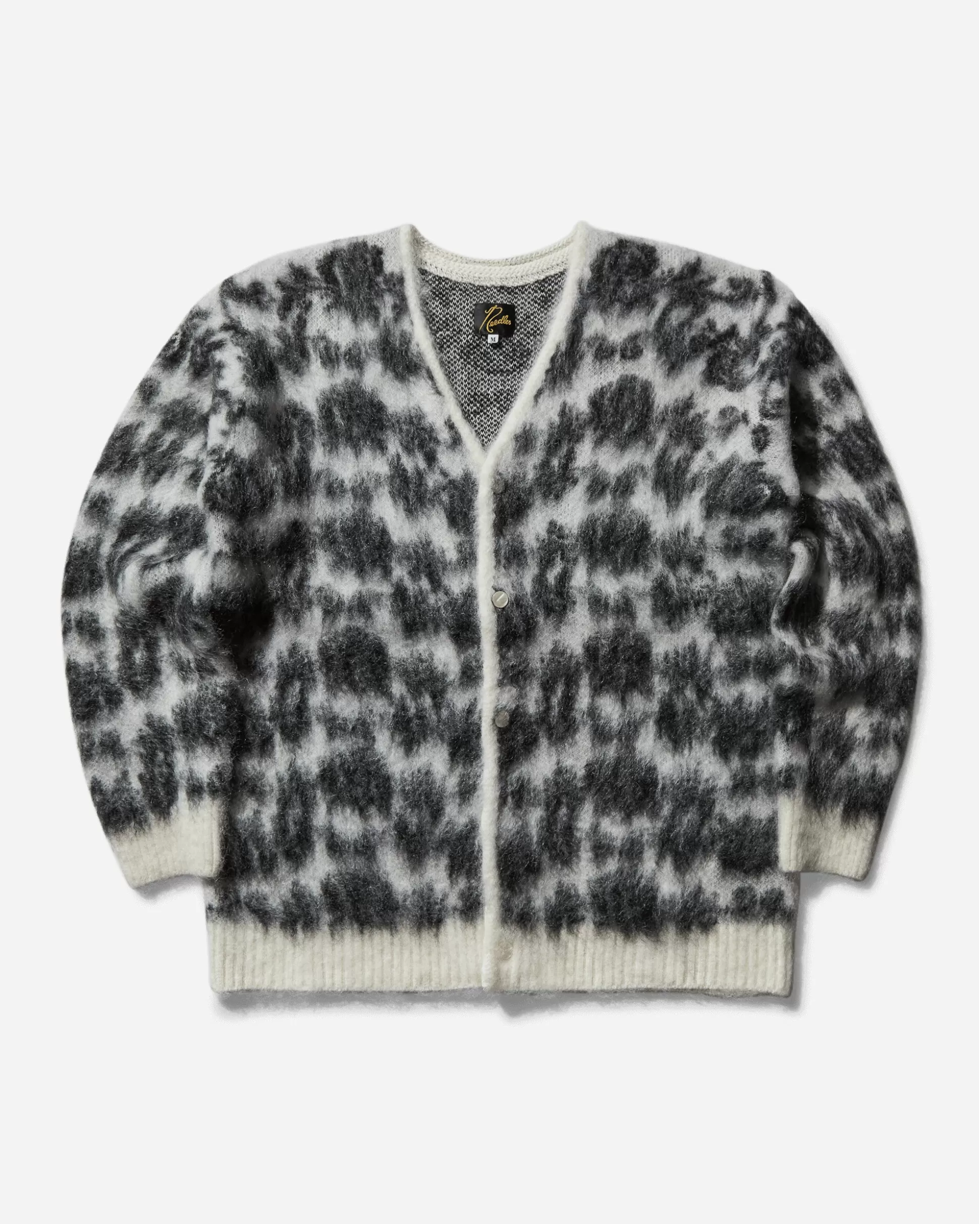 Needles Men's Rose Mohair Cardigan Ice White Cheap