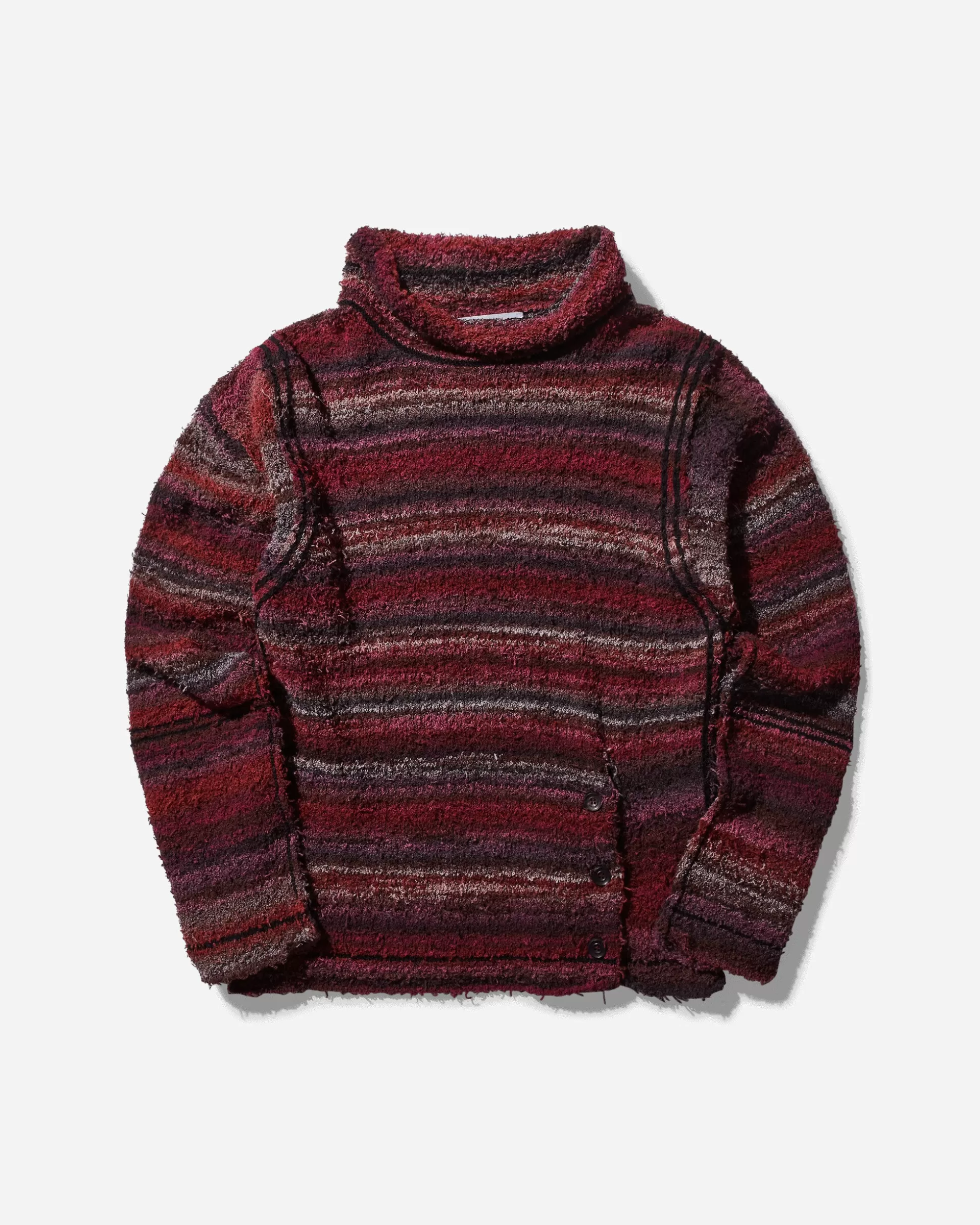Kiko Kostadinov Men's Scarpitta Knit Dark Red Mix / Black Discount