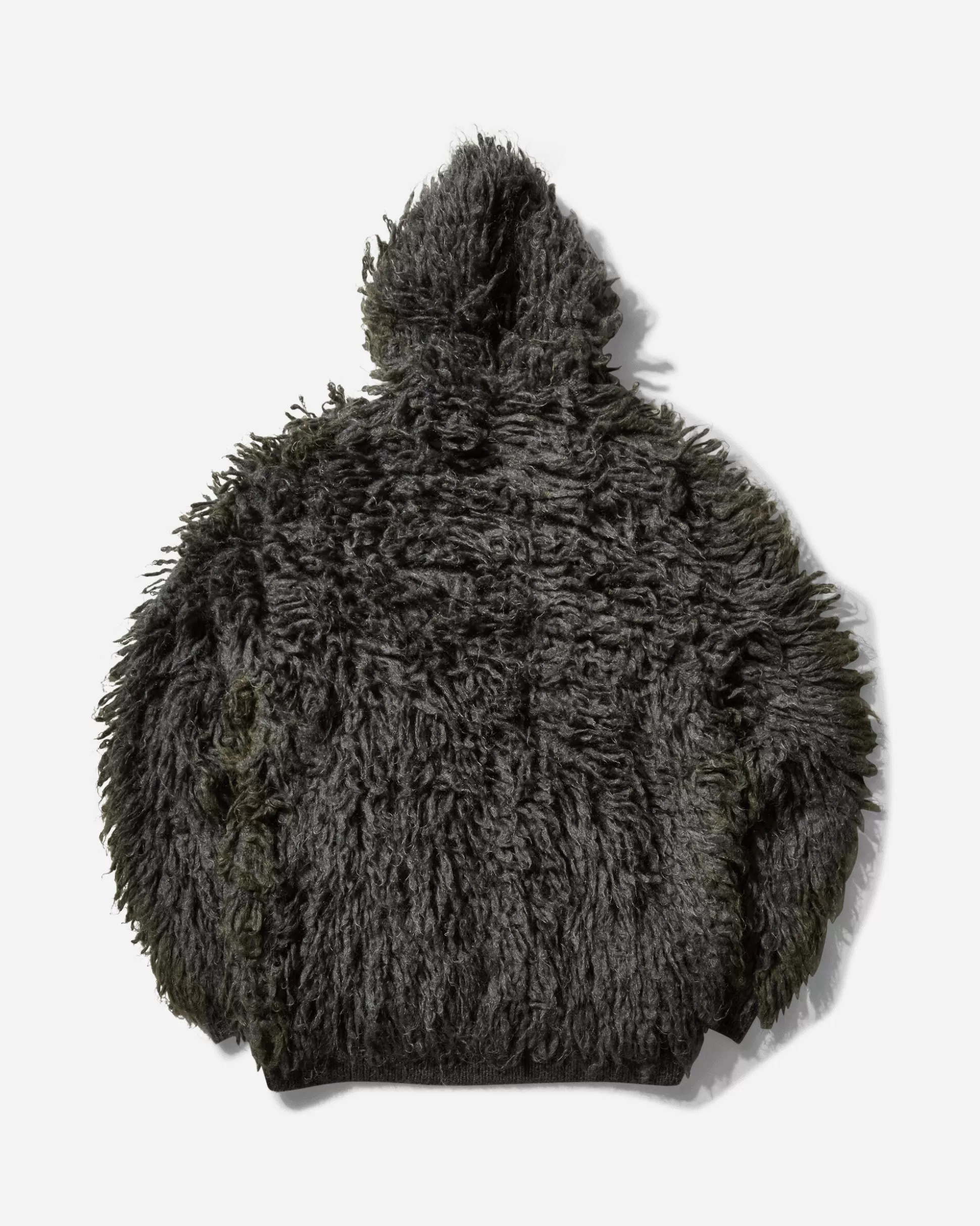 Diesel Men's Shaggy Zip-Up Jacket Dark Grey Outlet