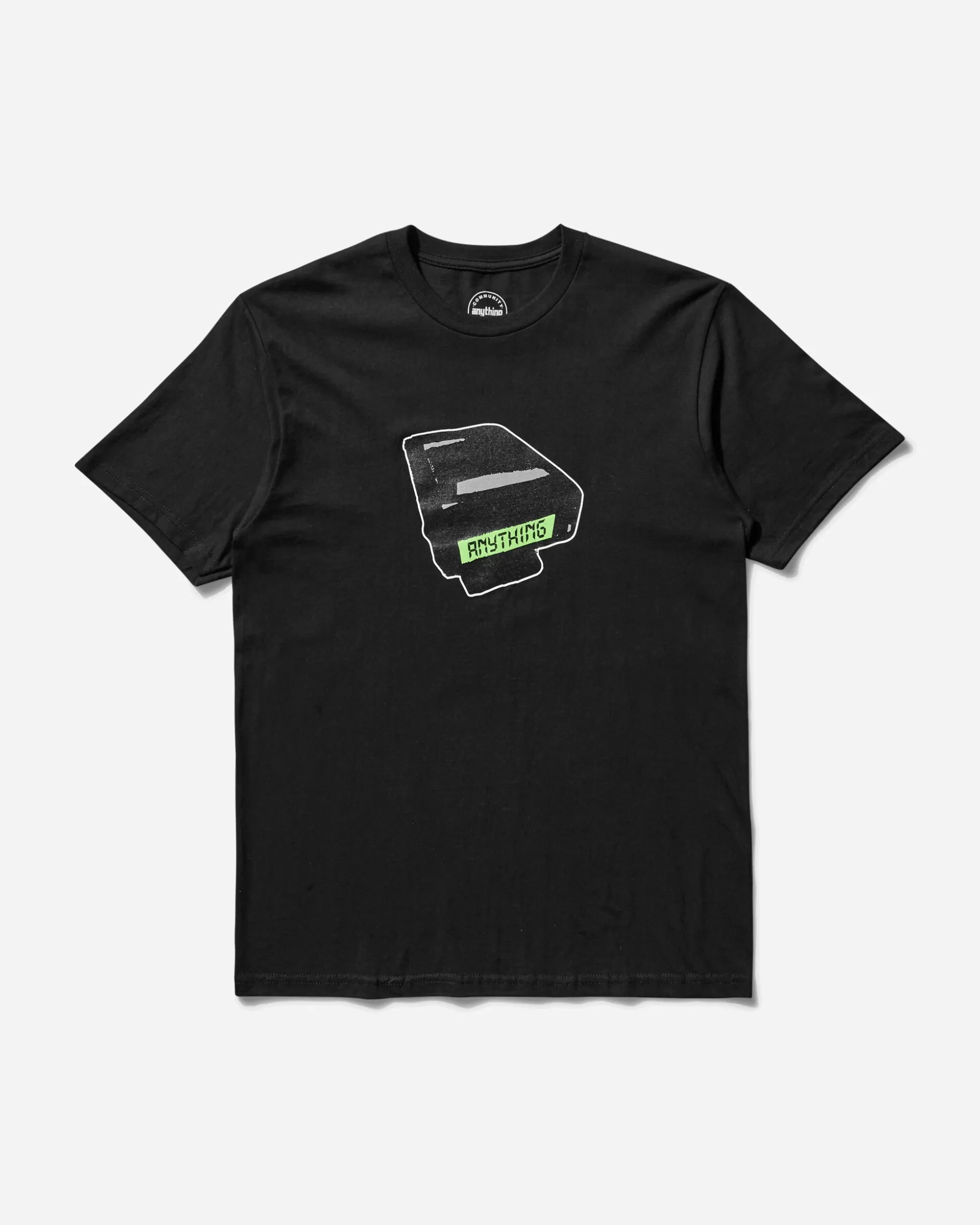 aNYthing Men's Skypager T-Shirt Black Outlet