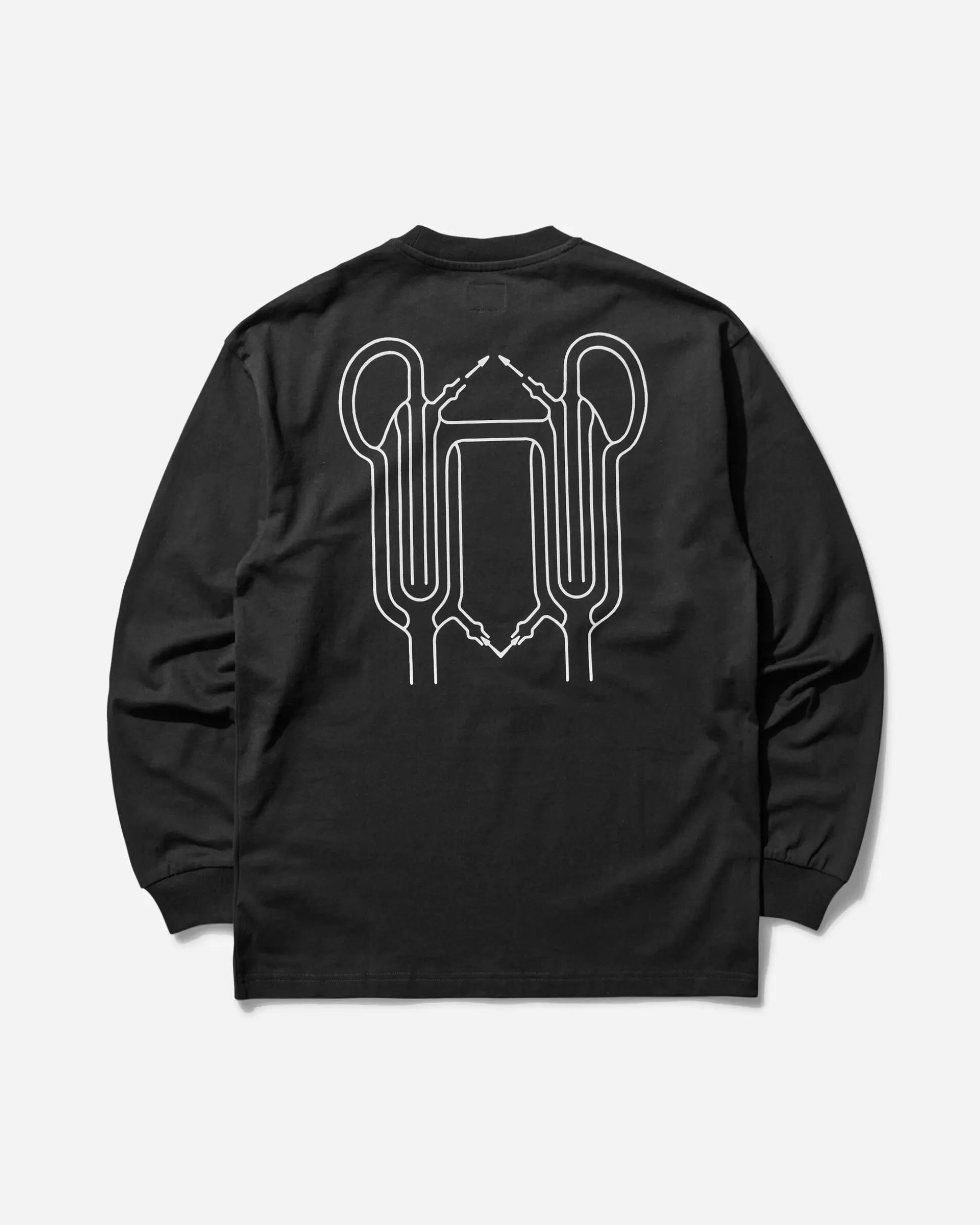 The Trilogy Tapes Men's Winter Glassworks Longsleeve T-Shirt Black Shop